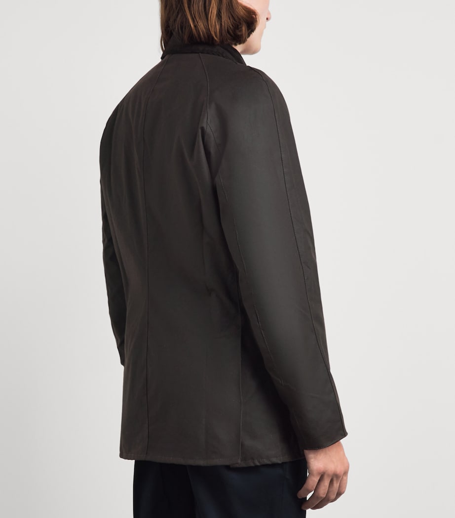 Barbour Mens Waxed Ashby Jacket Rustic/classic Image 5