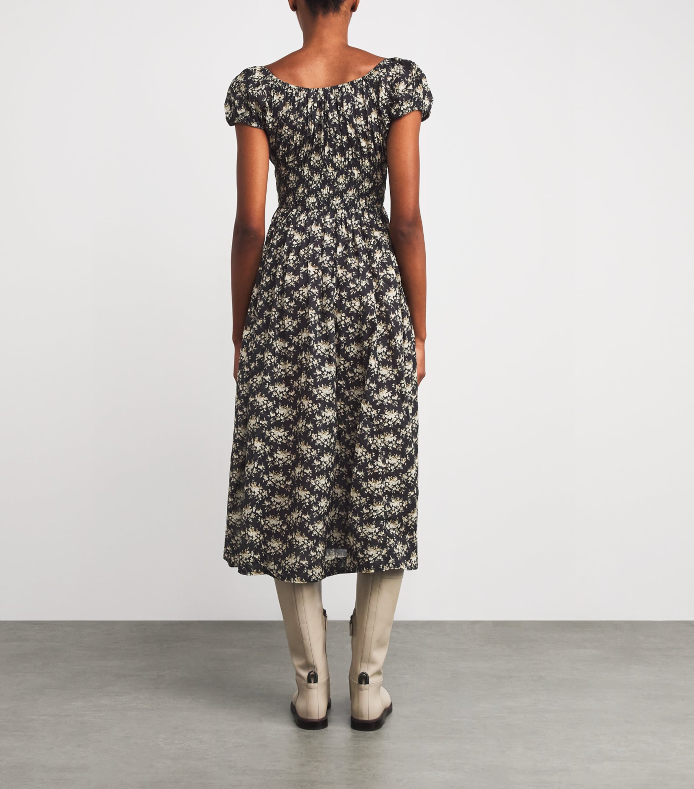 Organic Cotton Quinley Midi Dress NIOR ROSIER FLORAL Image 3