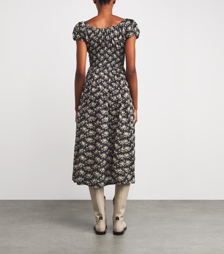 Organic Cotton Quinley Midi Dress NIOR ROSIER FLORAL Image 3