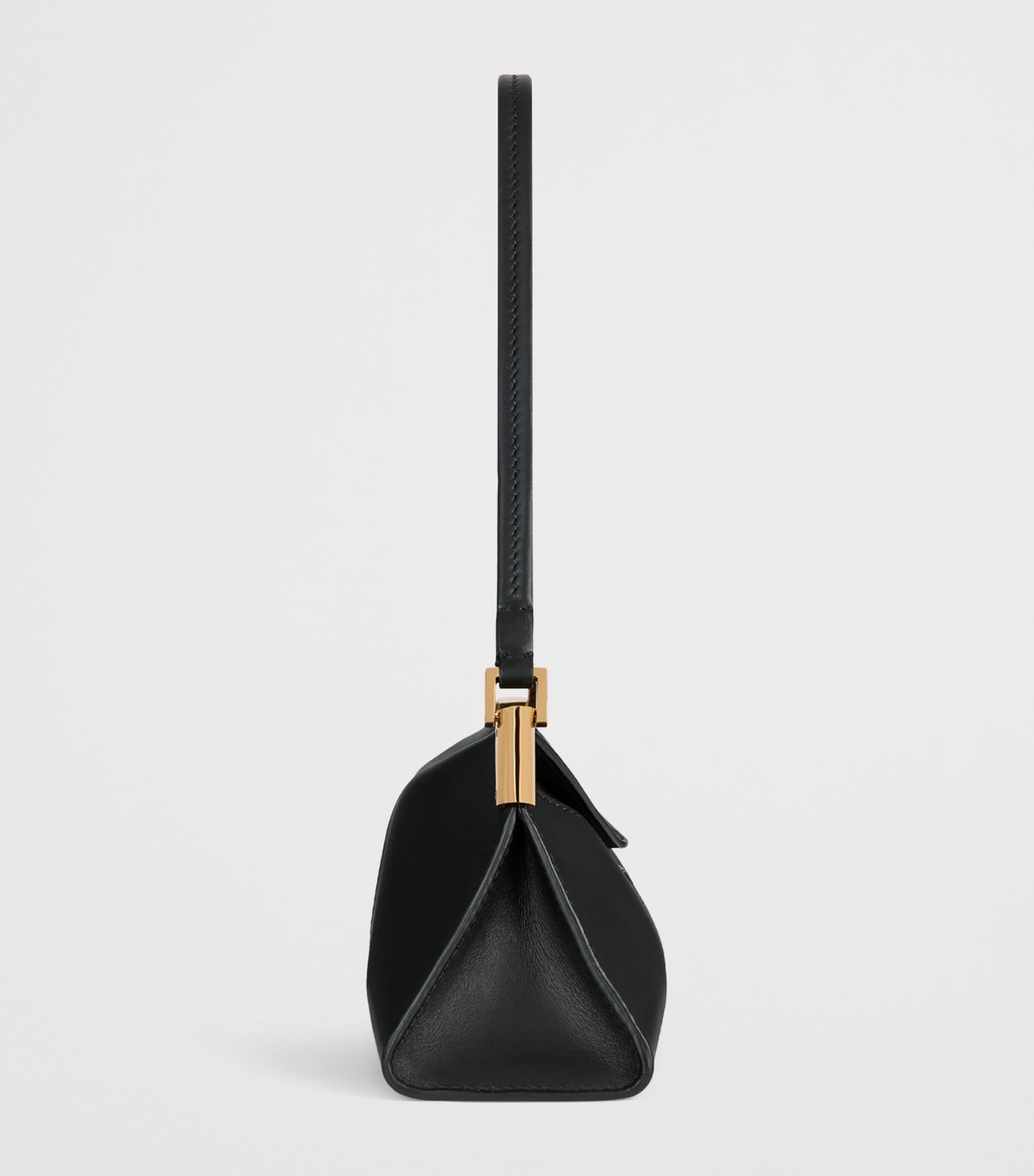 Balmain Small Leather 64-83 Shoulder Bag Noir Image 5