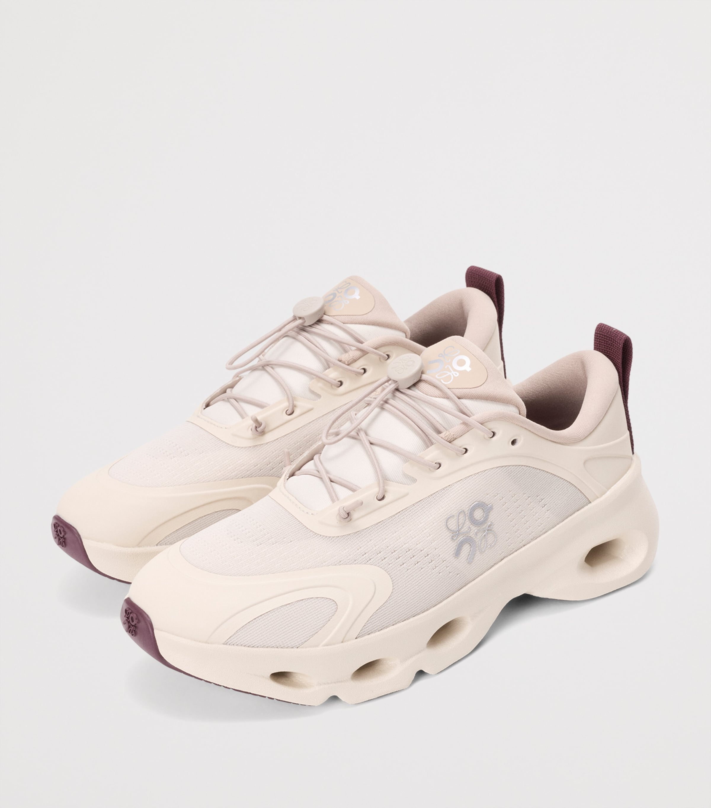 LOEWE x On Cloudsolo Sneakers Sand/burgundy Image 2