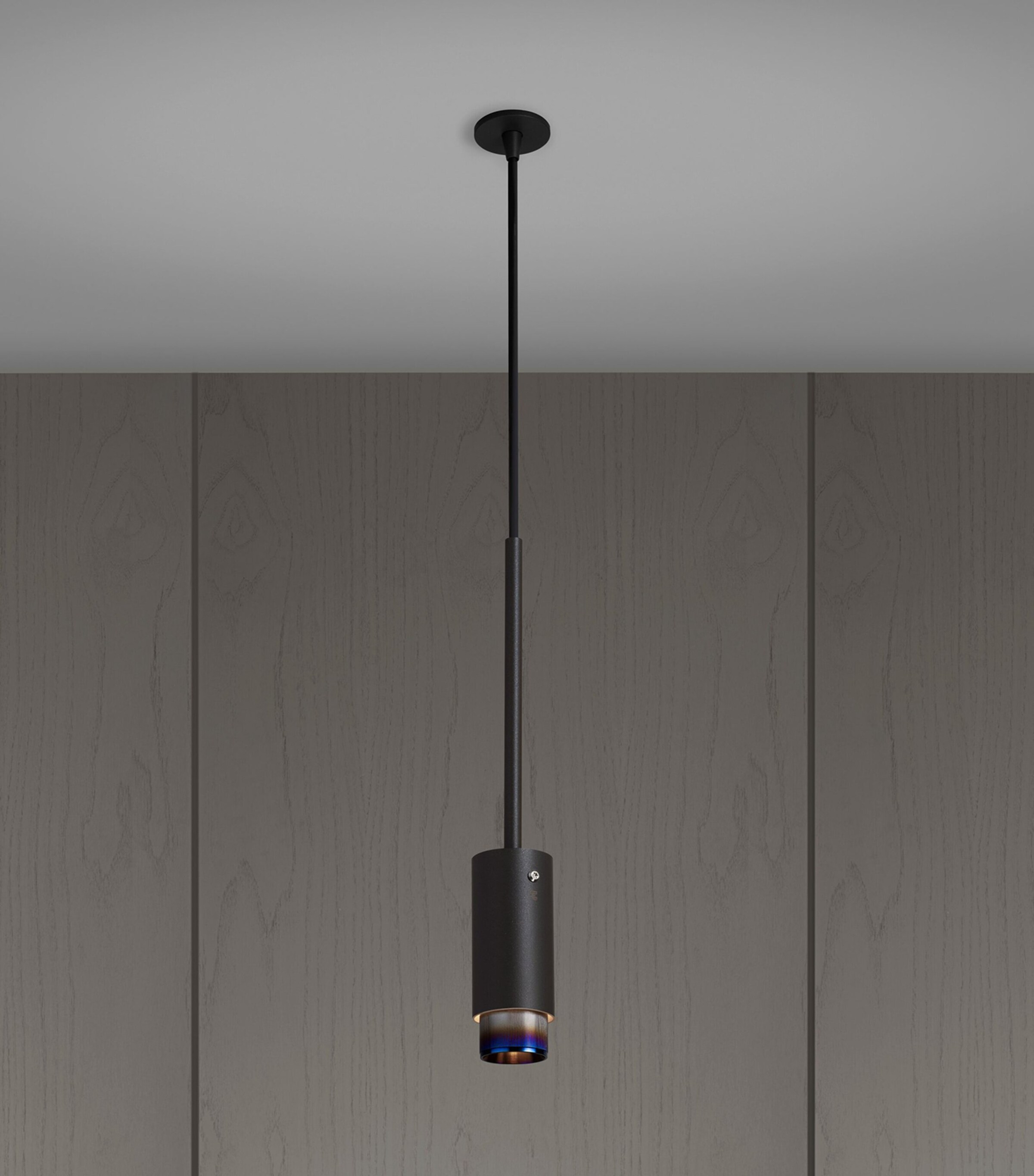 Buster + Punch Graphite Aluminium Exhaust Pendant Burnt Steel Image 5