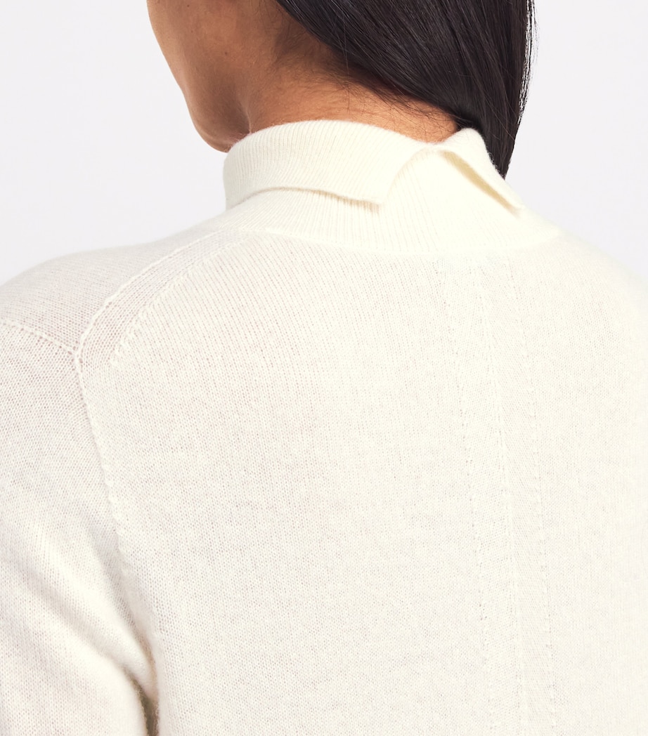 Cashmere High-Neck Sweater IVORY Image 6