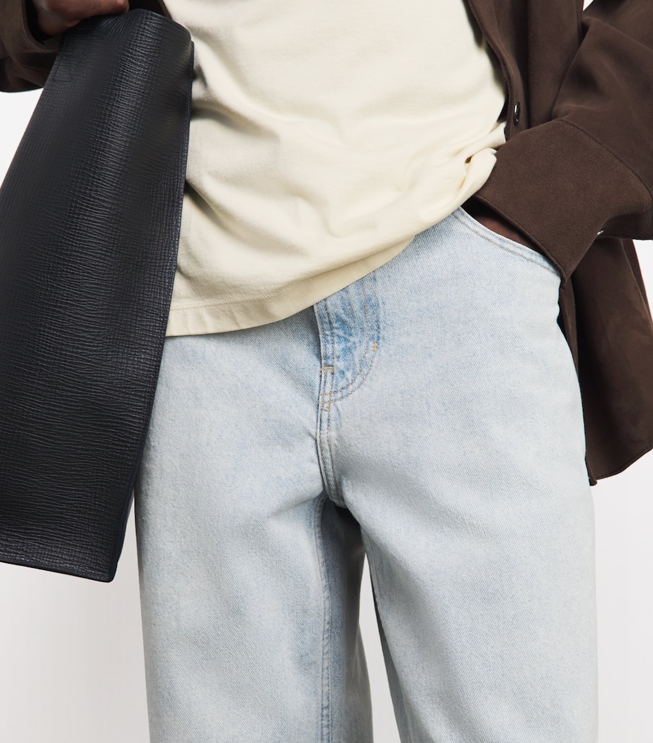 PAIGE Mens Doheny Wide-Leg Jeans Berto Image 3
