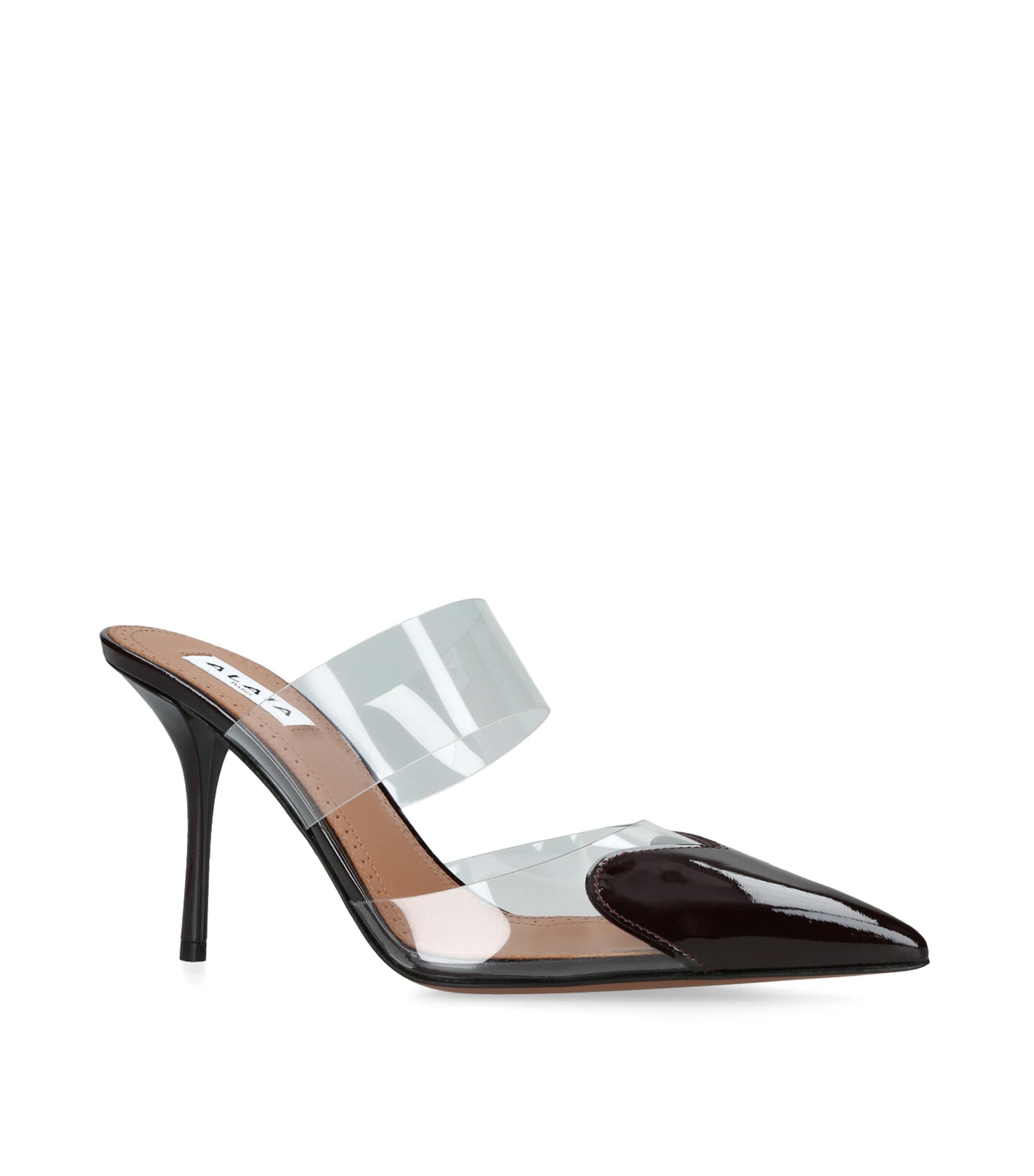 Patent Leather Le Coeur Mules 90 PURPLE Image 3