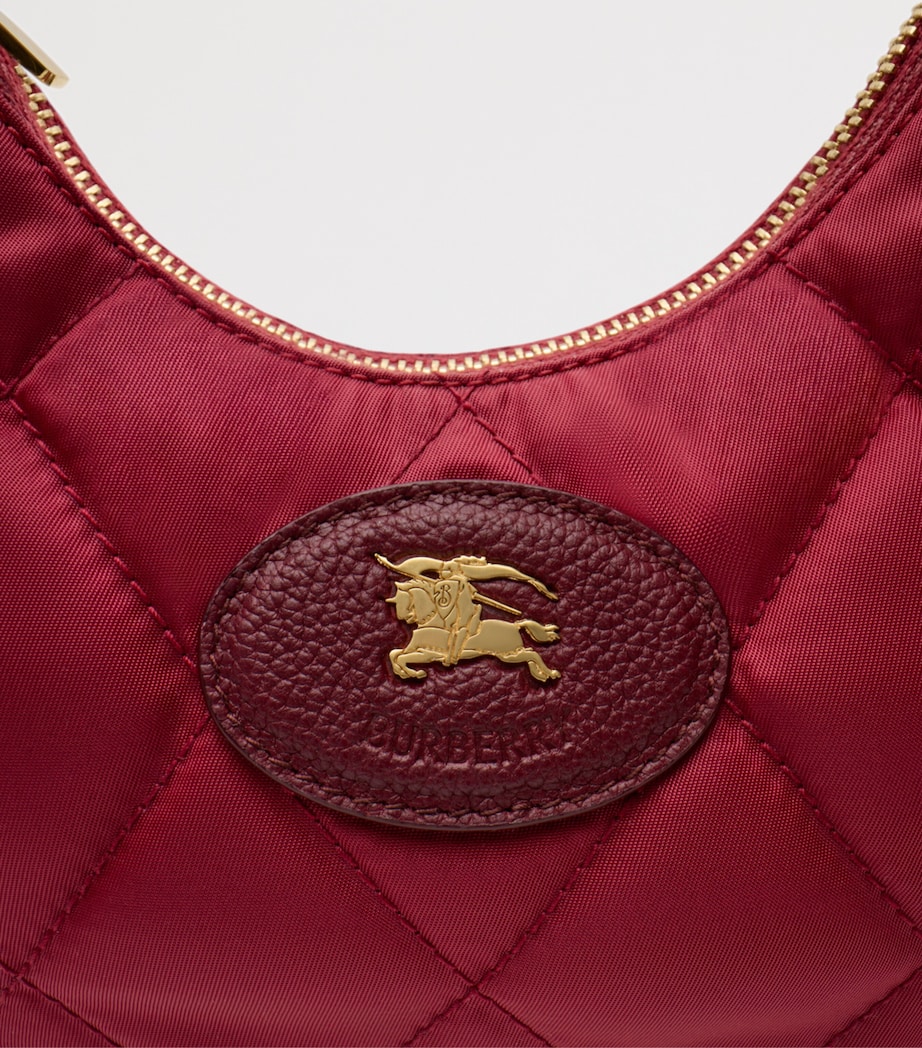 Check Horseshoe Cross-Body Bag CHERRY RED Image 7