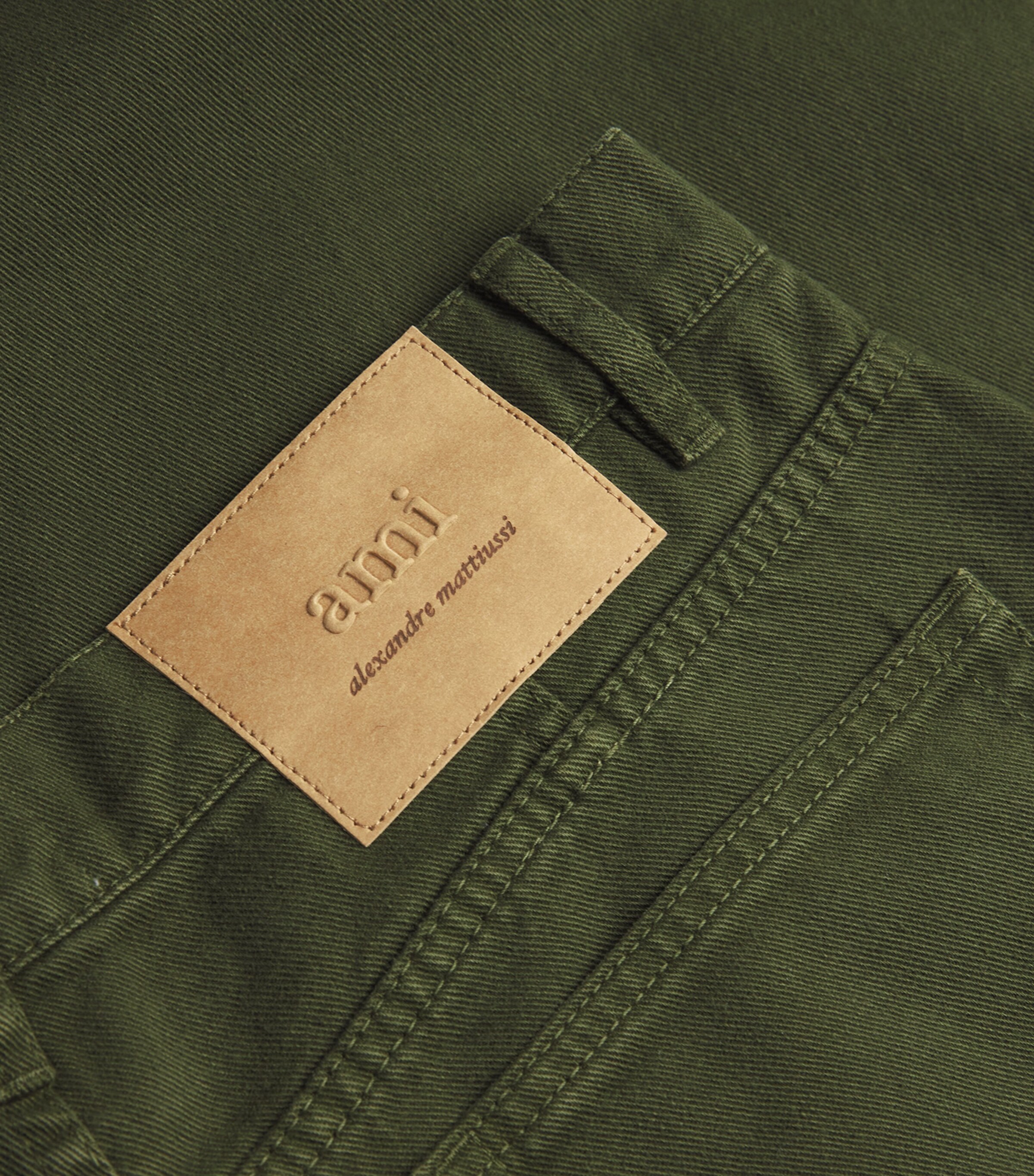 AMI Paris Mens Wide-Leg Jeans Image 5