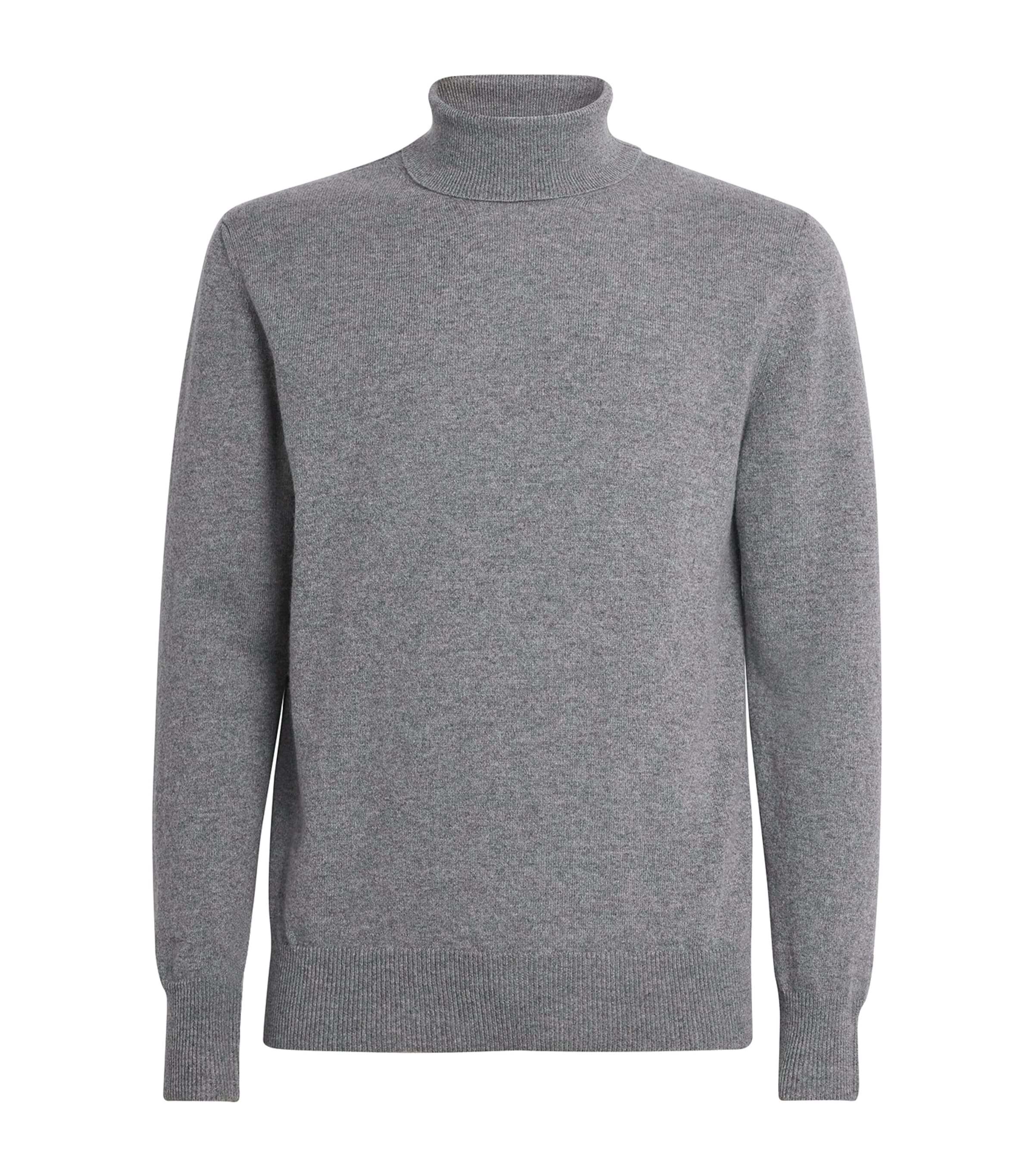 Lardini Cashmere Rollneck Sweater In Gray