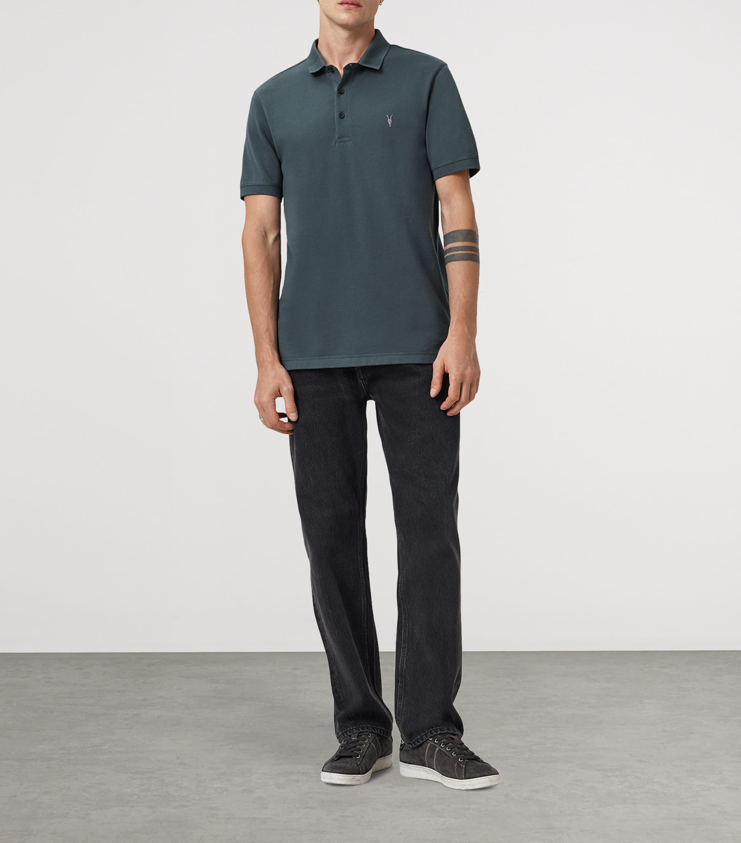 Organic Cotton Reform Polo Shirt SUNIL BLUE Image 2