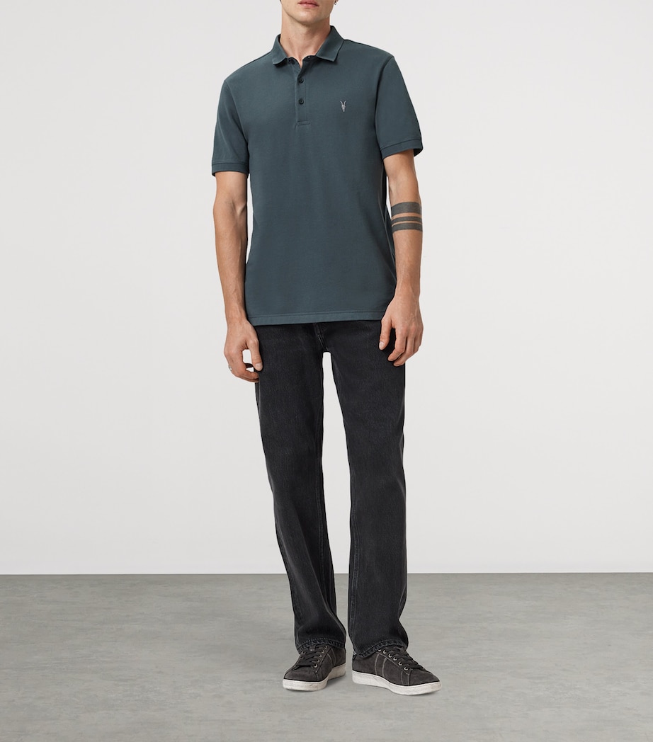 Organic Cotton Reform Polo Shirt SUNIL BLUE Image 2