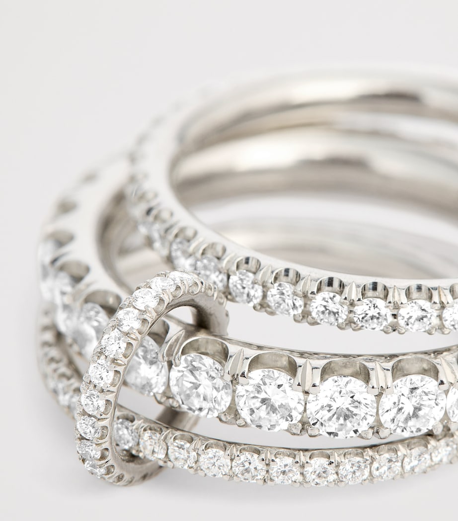 Platinum and Diamond Junia Ring PLATINUM Image 5