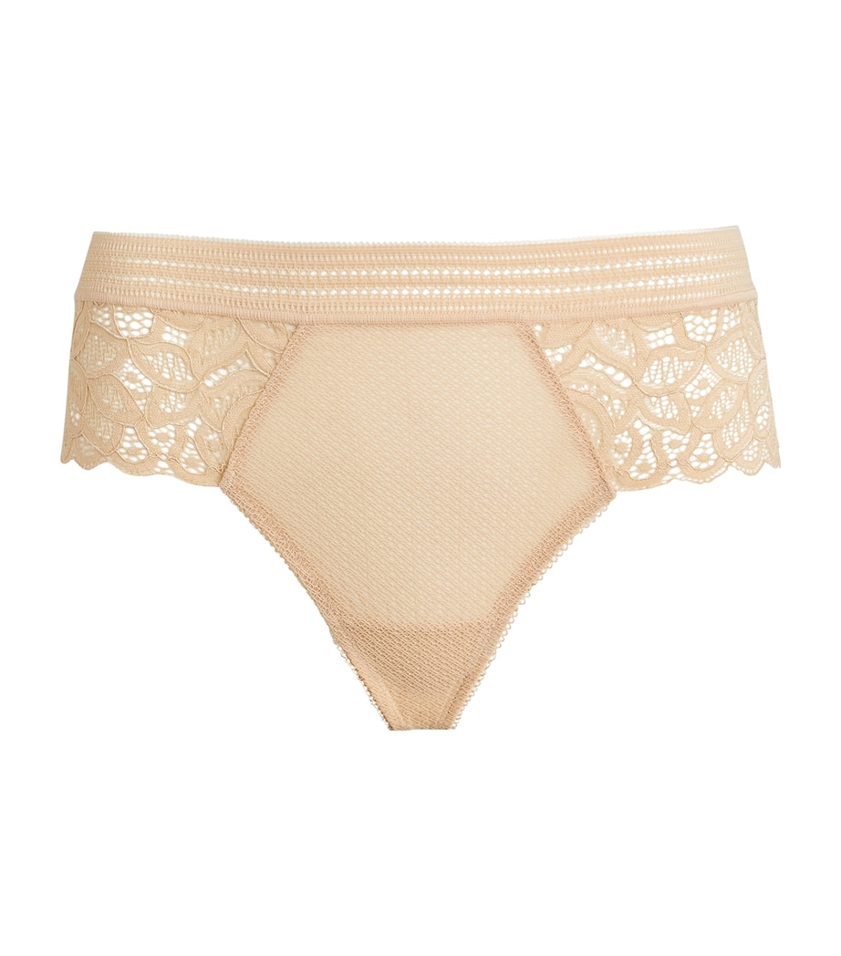 Lace Raffine Tanga FRAPPE Image 1