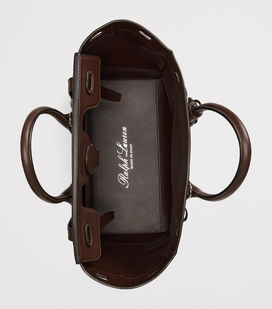 Wool-Leather Soft Ricky 33 Top-Handle Bag GREY MULTI/MOCHA Image 4