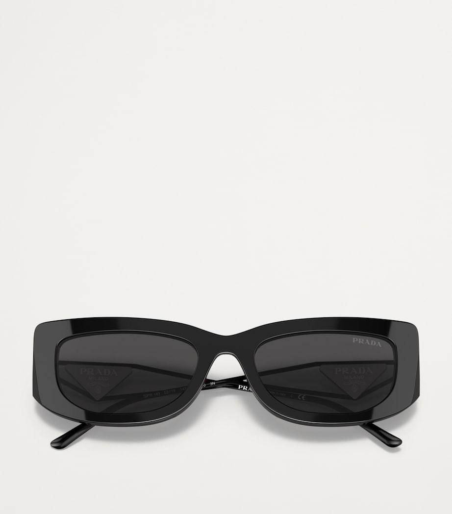 Prada Acetate Rectangle PR14YS Sunglasses Image 5