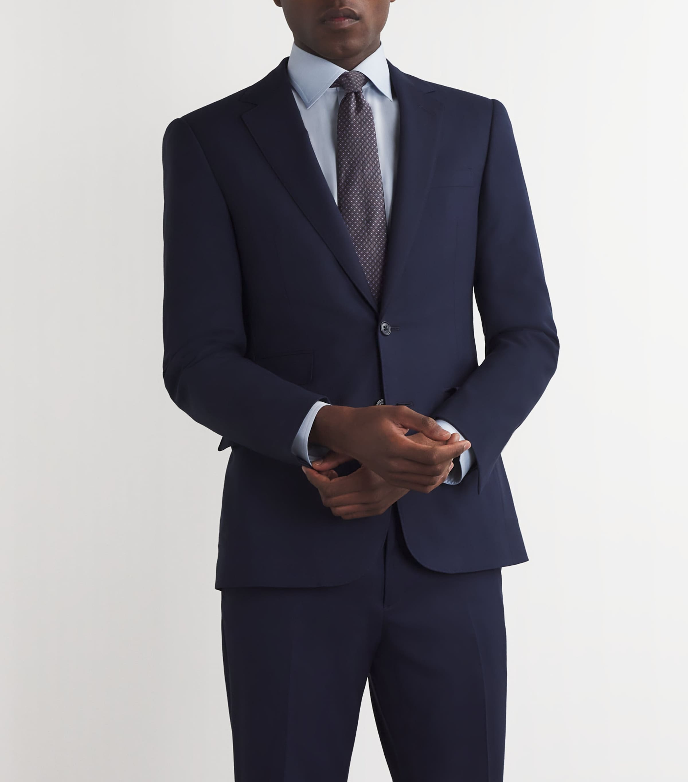 Silk Patterned Tie 030 DARK BROWN EBONY Image 2