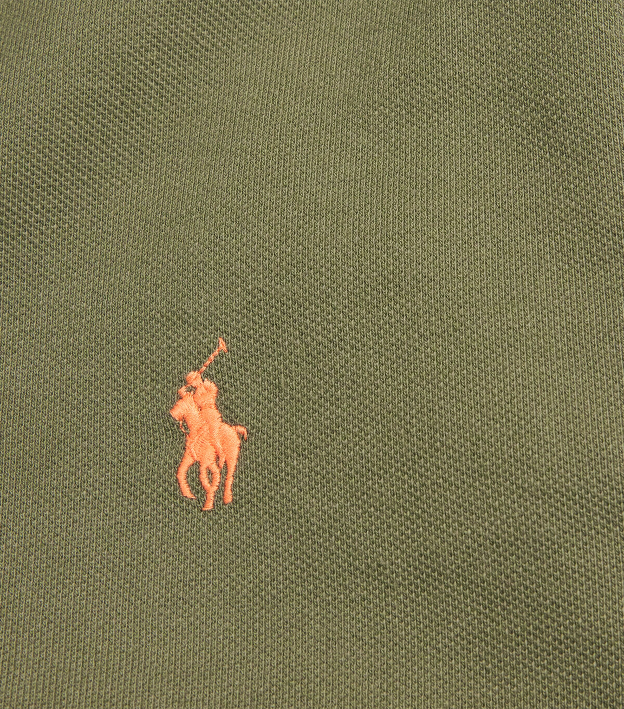 Polo Ralph Lauren Mens Cotton Mesh Polo Pony Polo Shirt Green Image 5