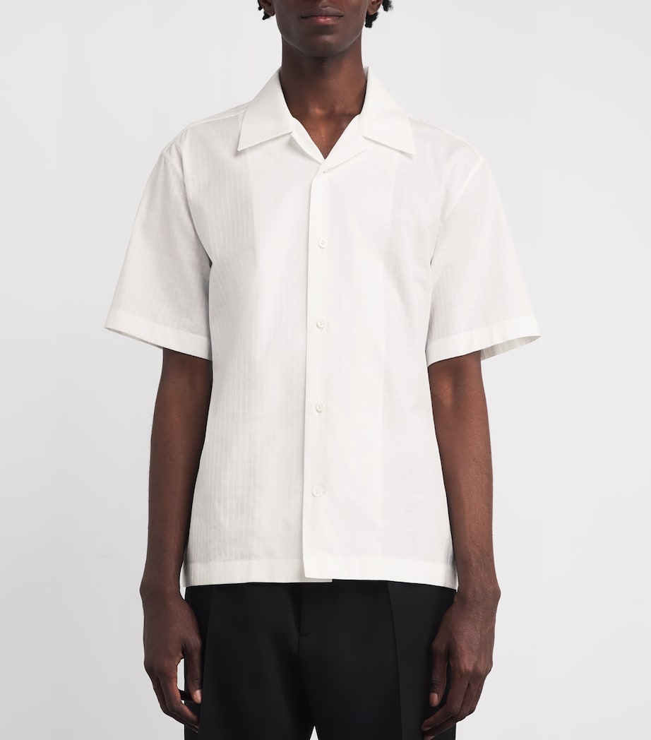 Cotton Embroidered Shirt OPTIC WHITE Image 3