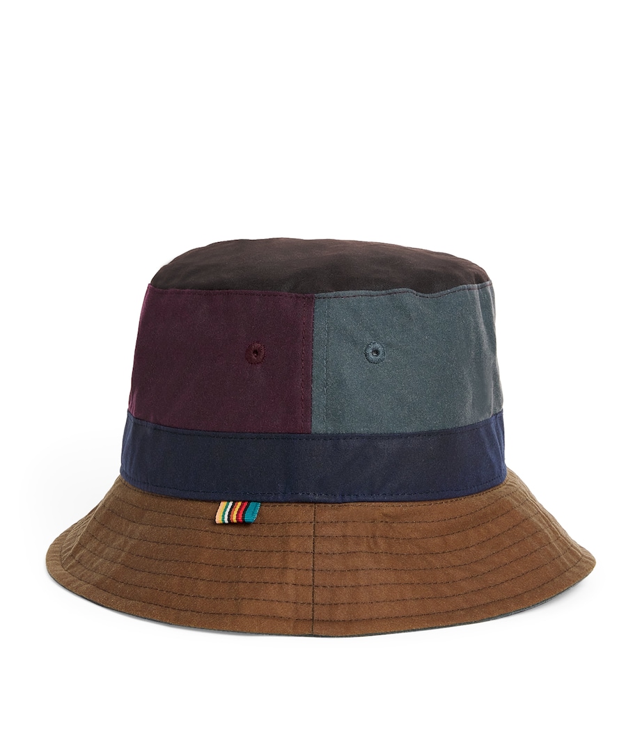 x Paul Smith Cotton Waxed Bucket Hat MULTI Image 1