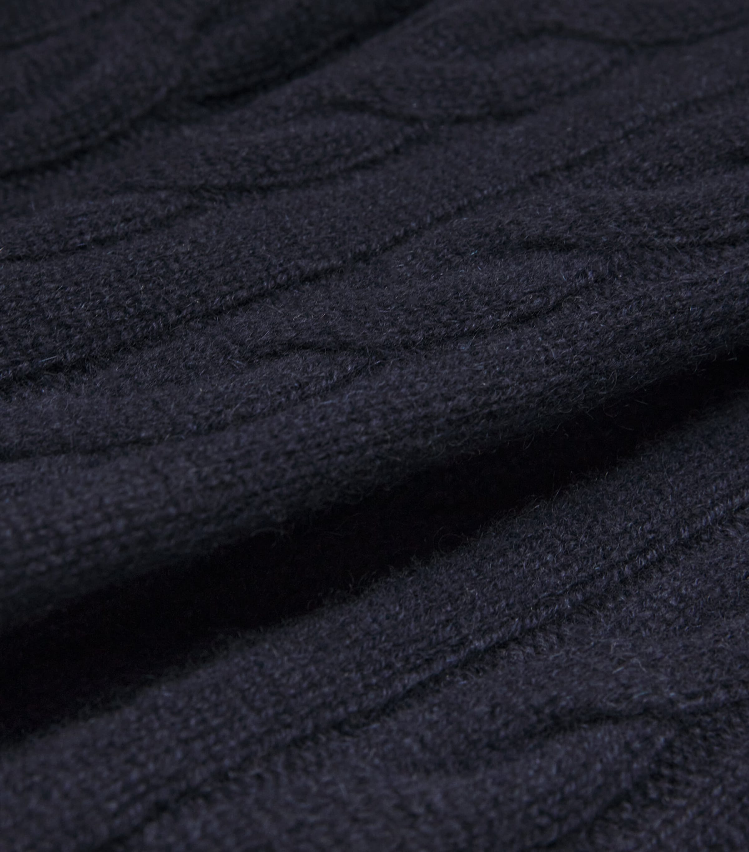 Cashmere Cable-Knit Sweatpants NAVY Image 5