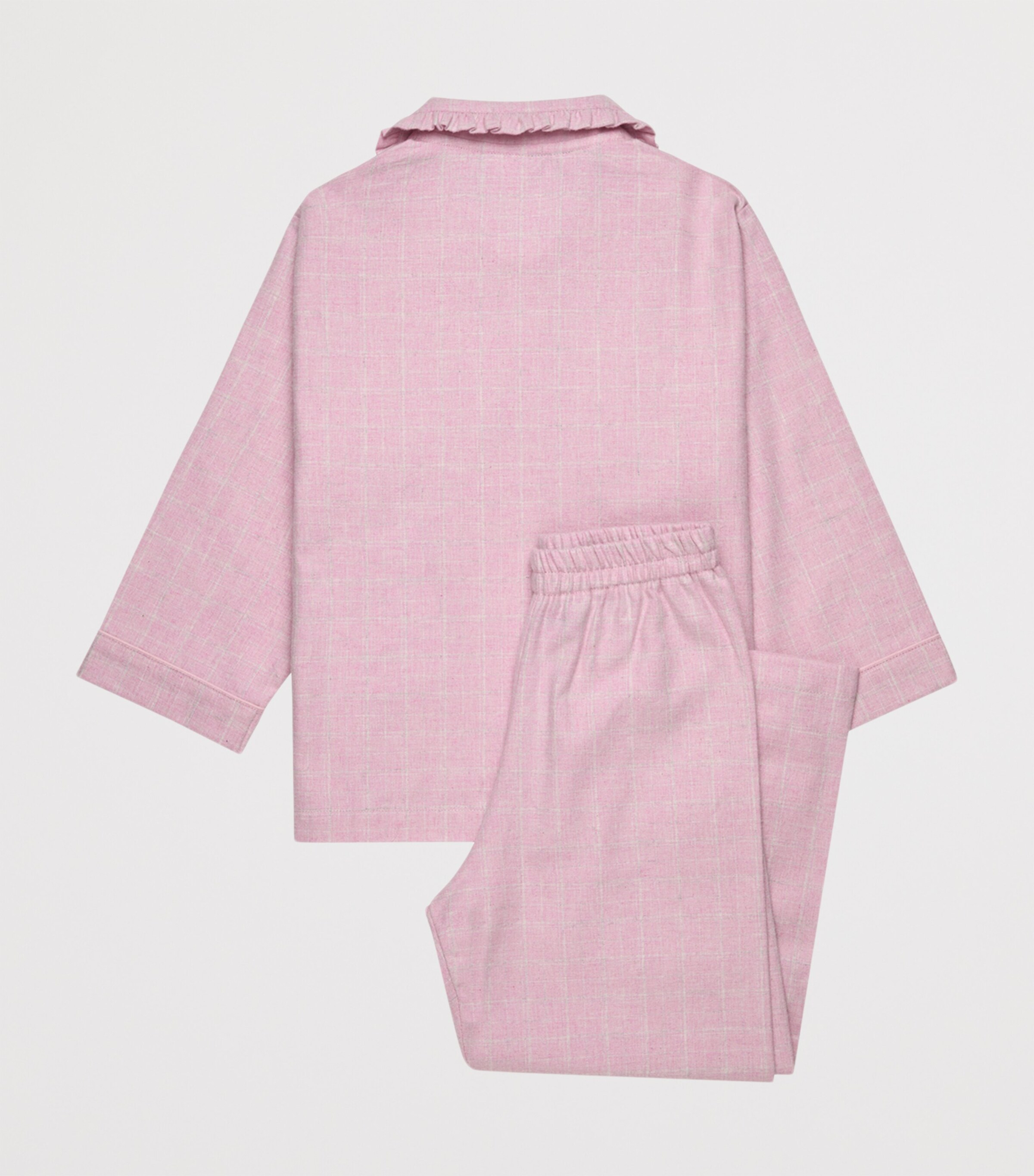 Cotton Check Duck and Bunny Pyjama Set (2-5 Years) PINK Image 2