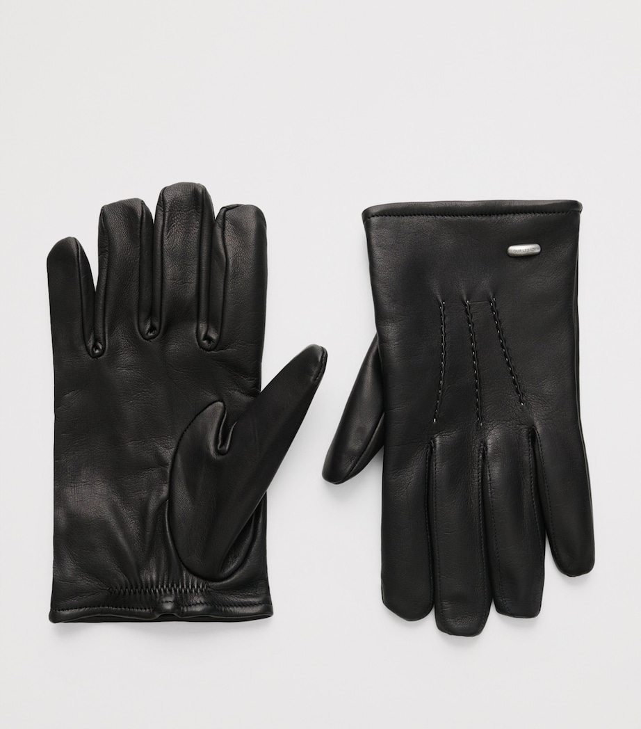 Lamb Leather His Gloves BLACK LEATHER Image 2