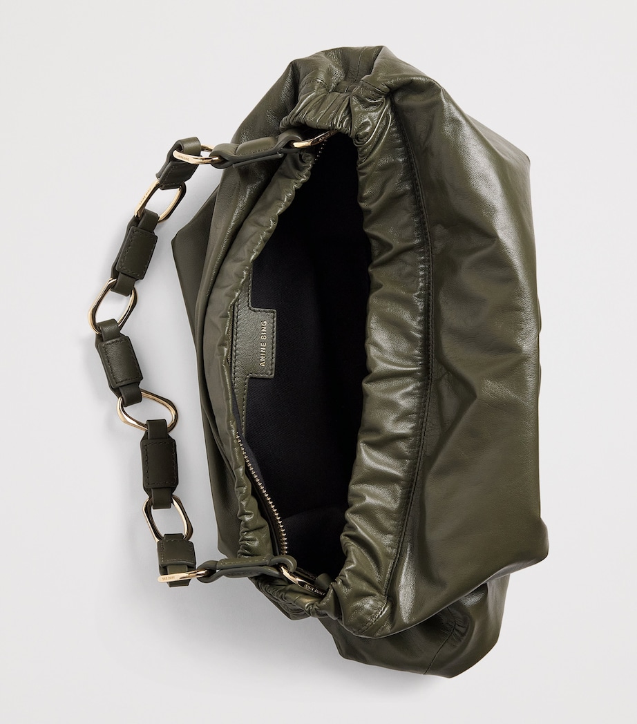 Leather Kate Tote Bag OLIVE Image 4