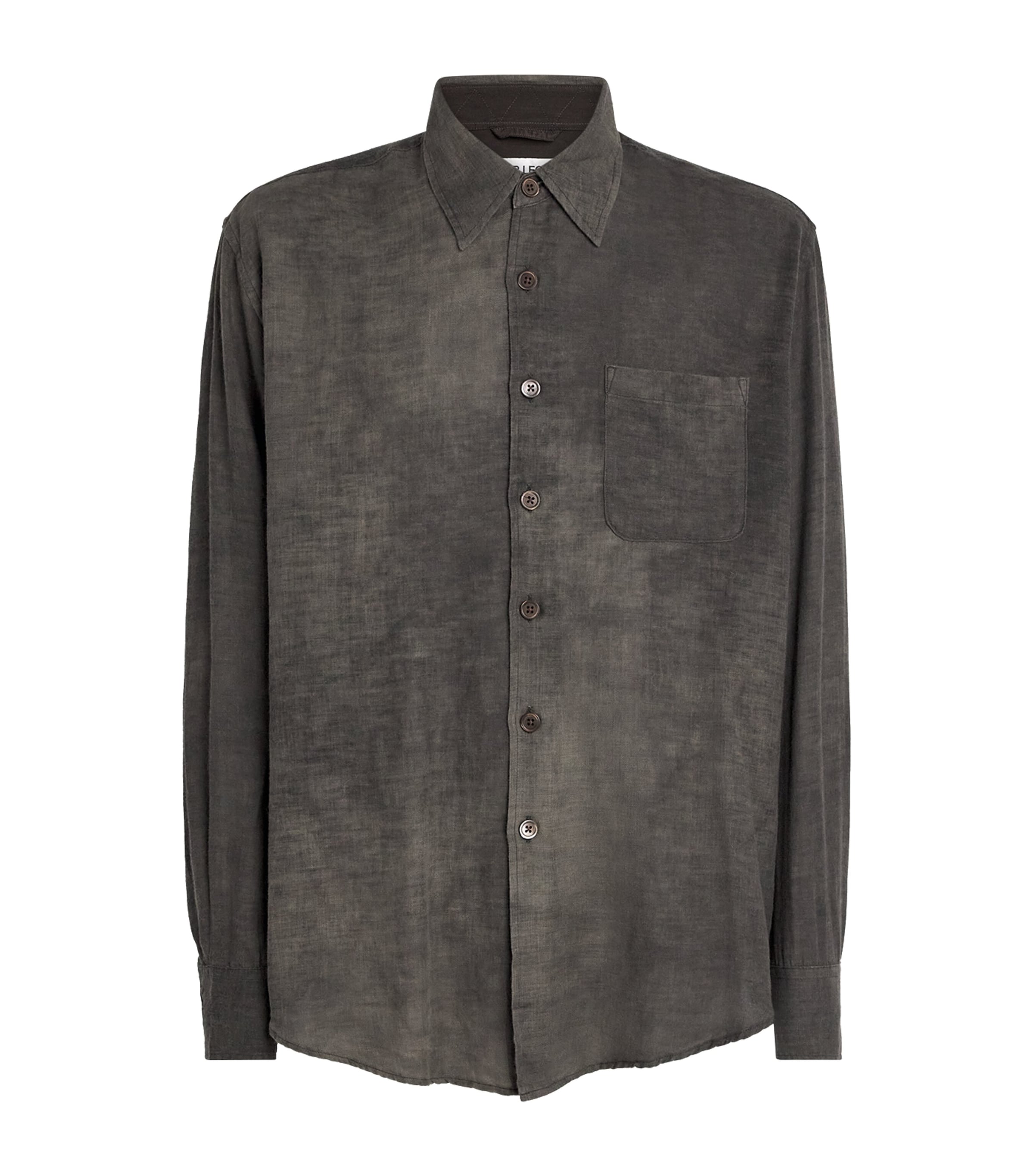 Our Legacy Cotton-wool Above Shirt In Green