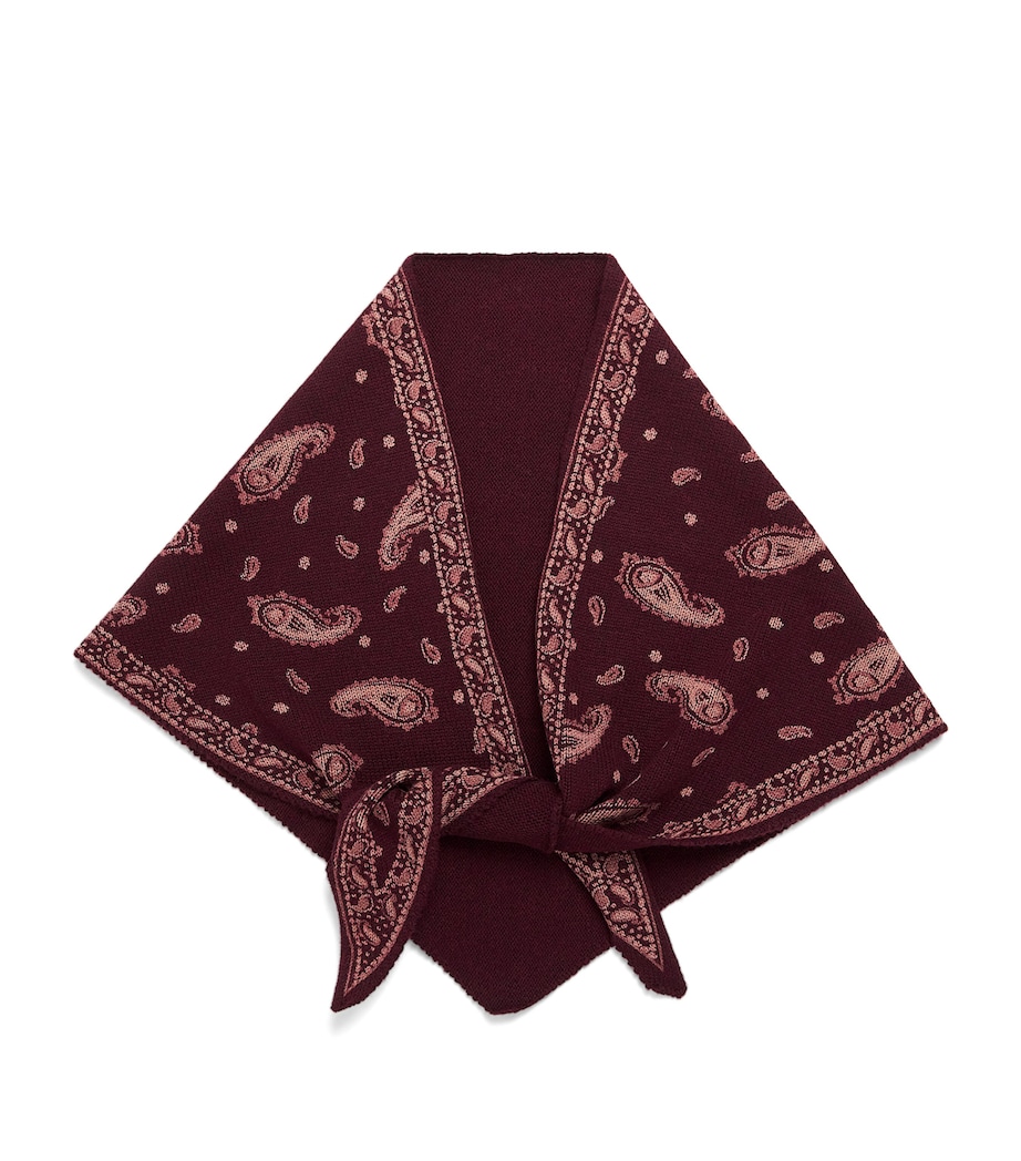 Rixo Paisley Lianora Scarf Layla Dot Brown Image 1