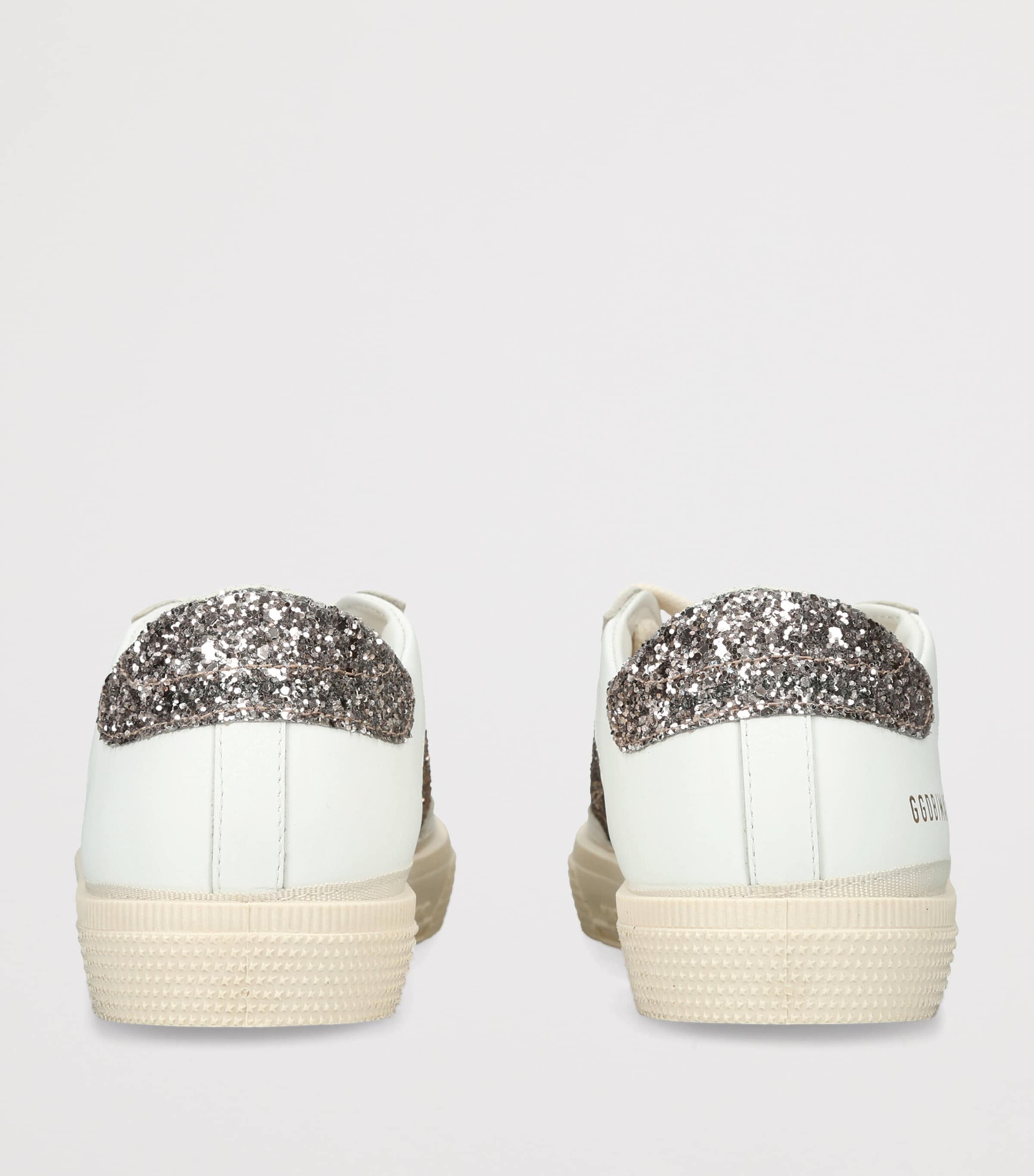 Golden Goose Leather May Sneakers Gold Comb Image 4