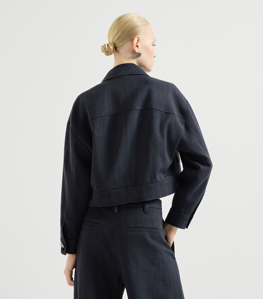 Brunello Cucinelli Womens Virgin Wool Jacket Image 5