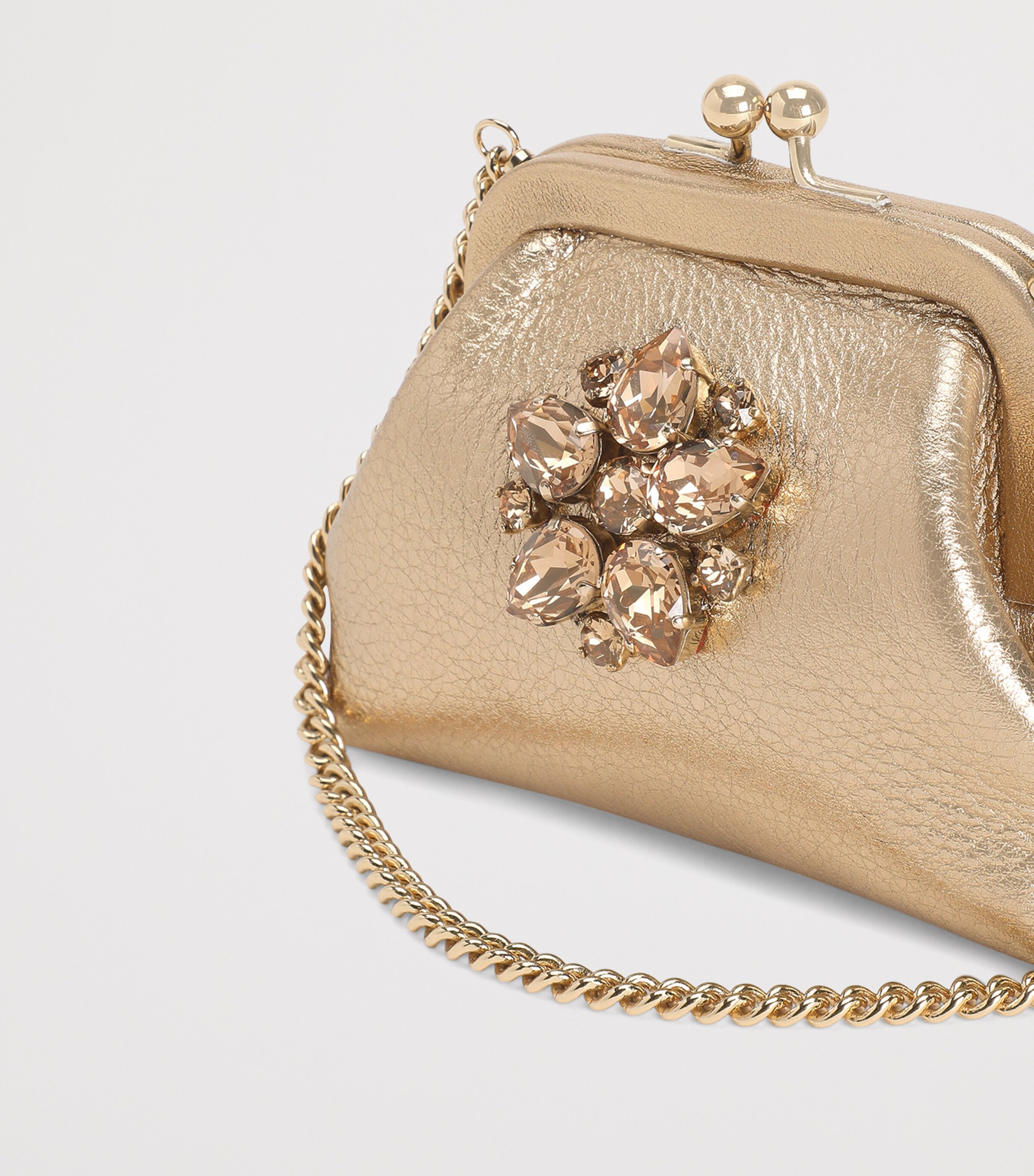 Dolce&Gabbana Kids Crystal-Embellished Clutch Bag Image 5