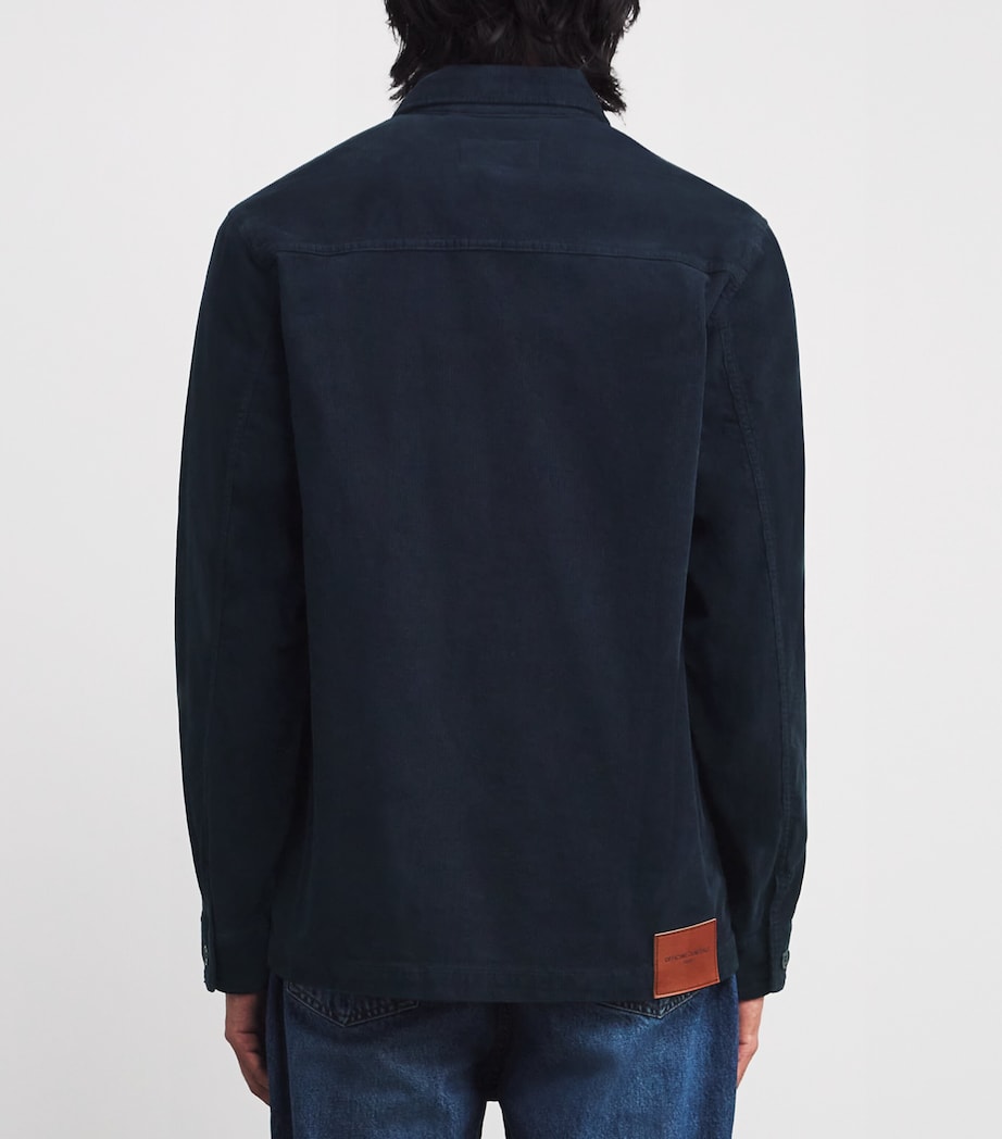 Corduroy Overshirt DARK NAVY Image 4