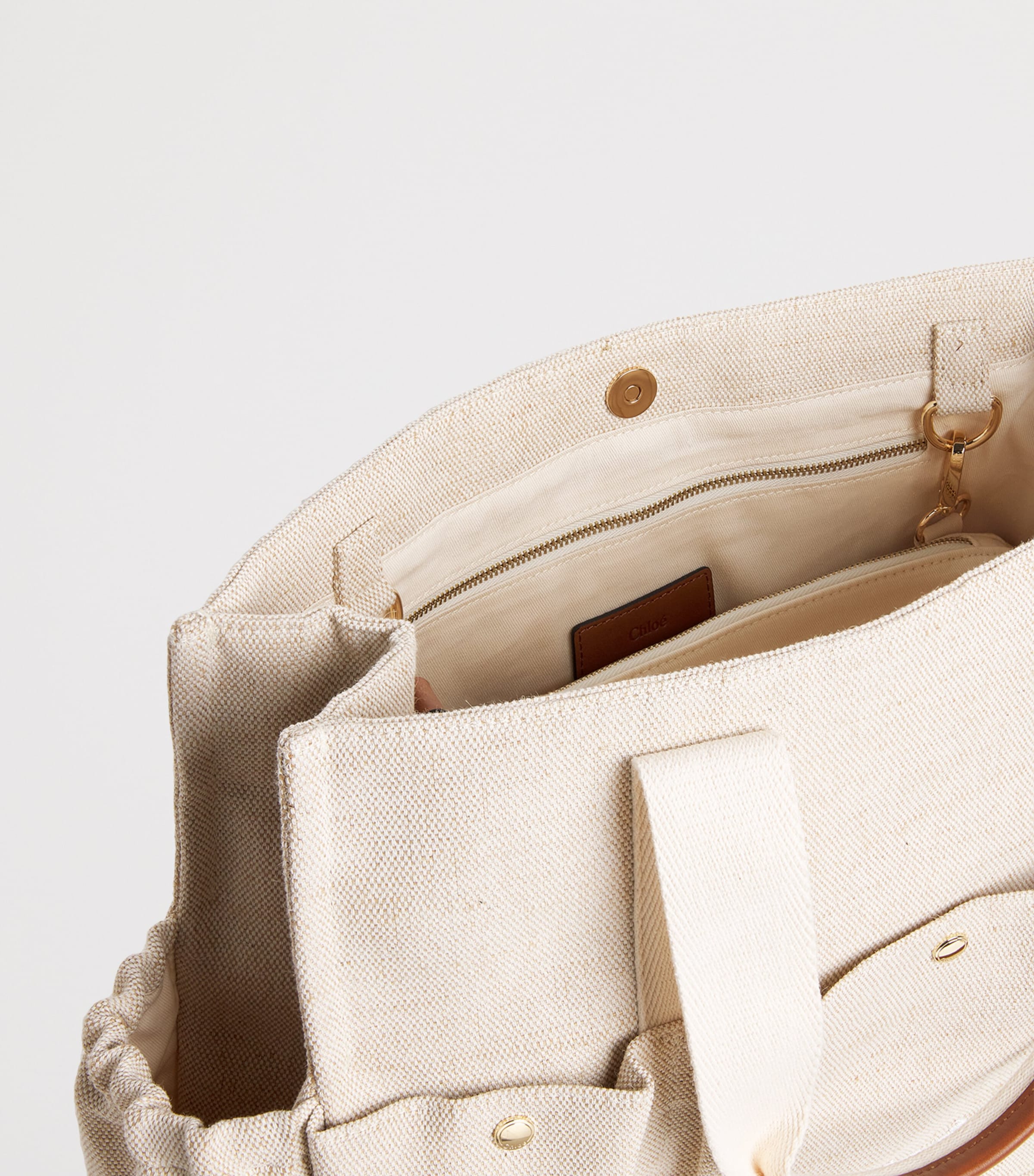 Chloé Kids Canvas Logo Changing Bag Image 3