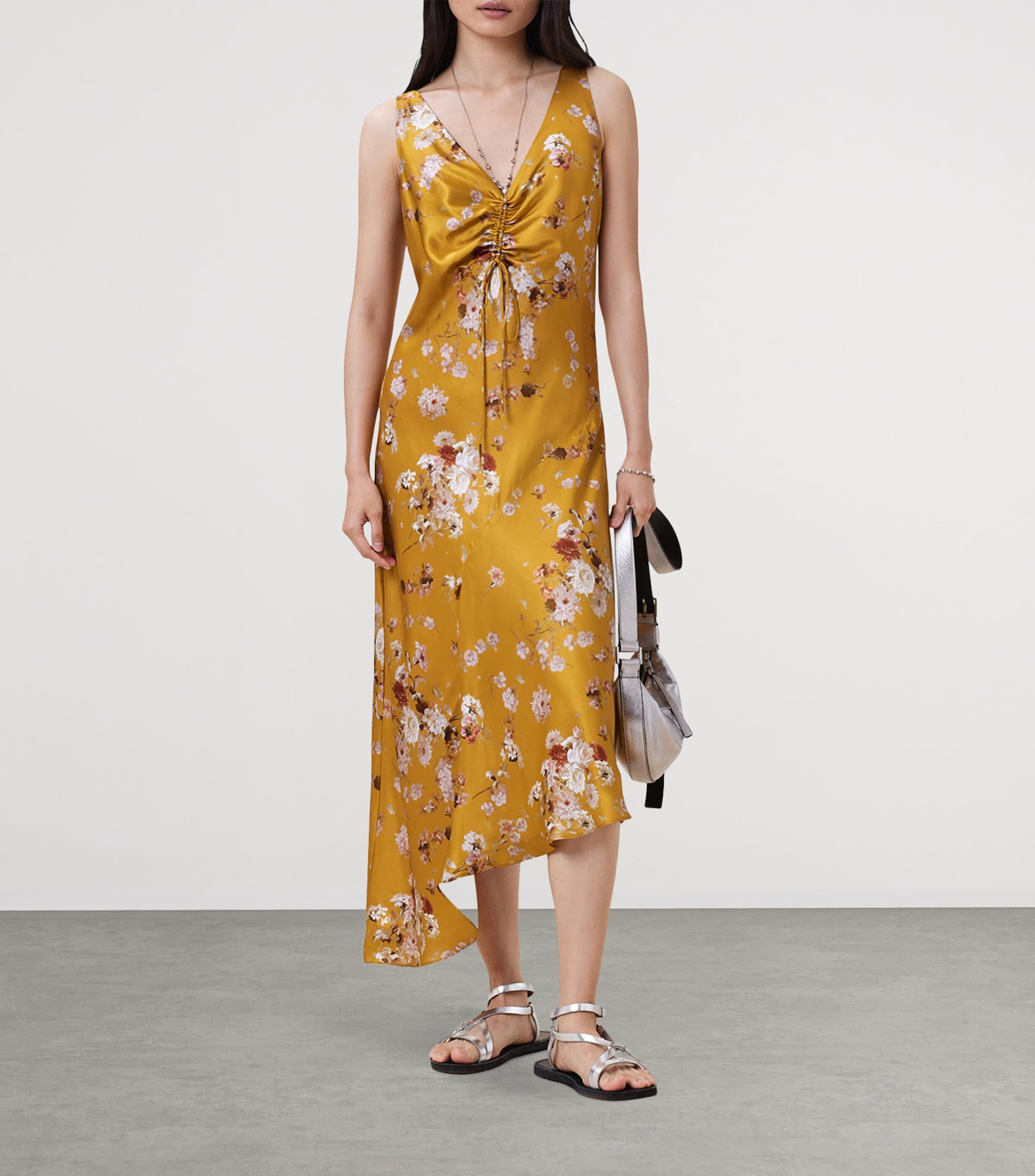 Floral Alexi Midi Dress ARMADA DEEP YELLOW Image 2