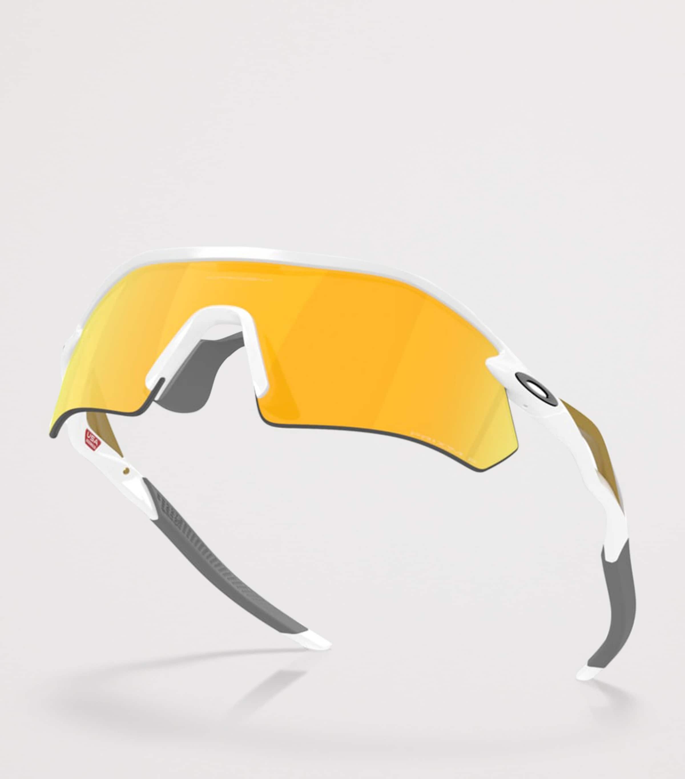 Oakley Radar Plate​ Rectangle Sunglasses White Image 5
