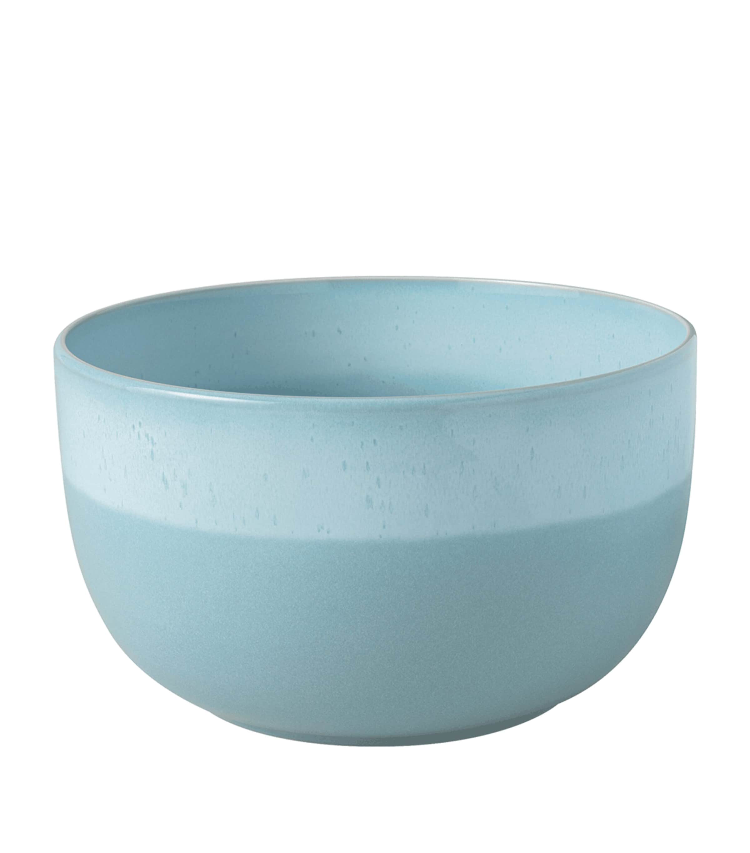 Villeroy & Boch Porcelain Perlemor Aqua Serving Bowl (22.5cm) Blue Image 1