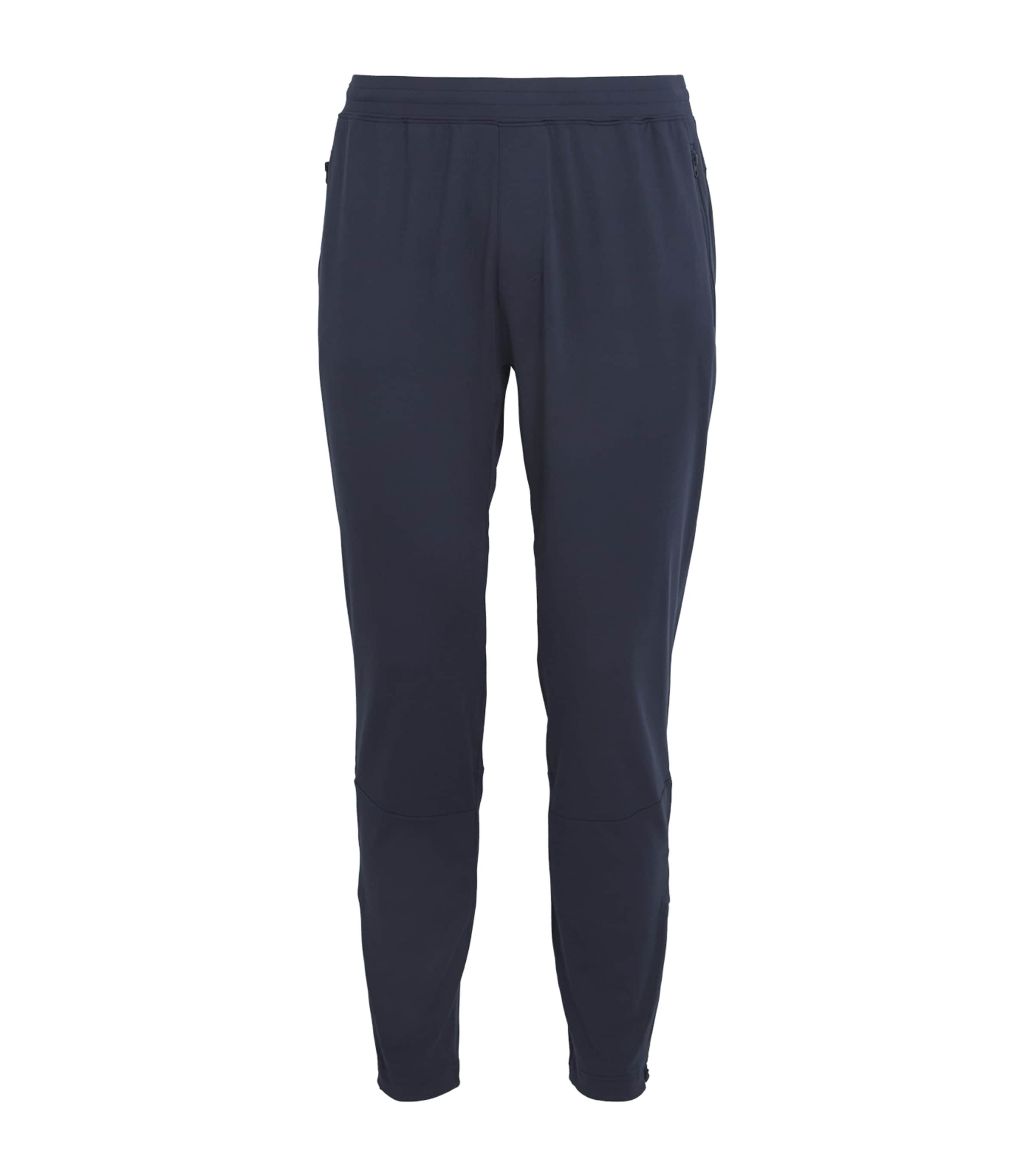 Shop Alo Yoga Conquer React Performance Trousers In Navy