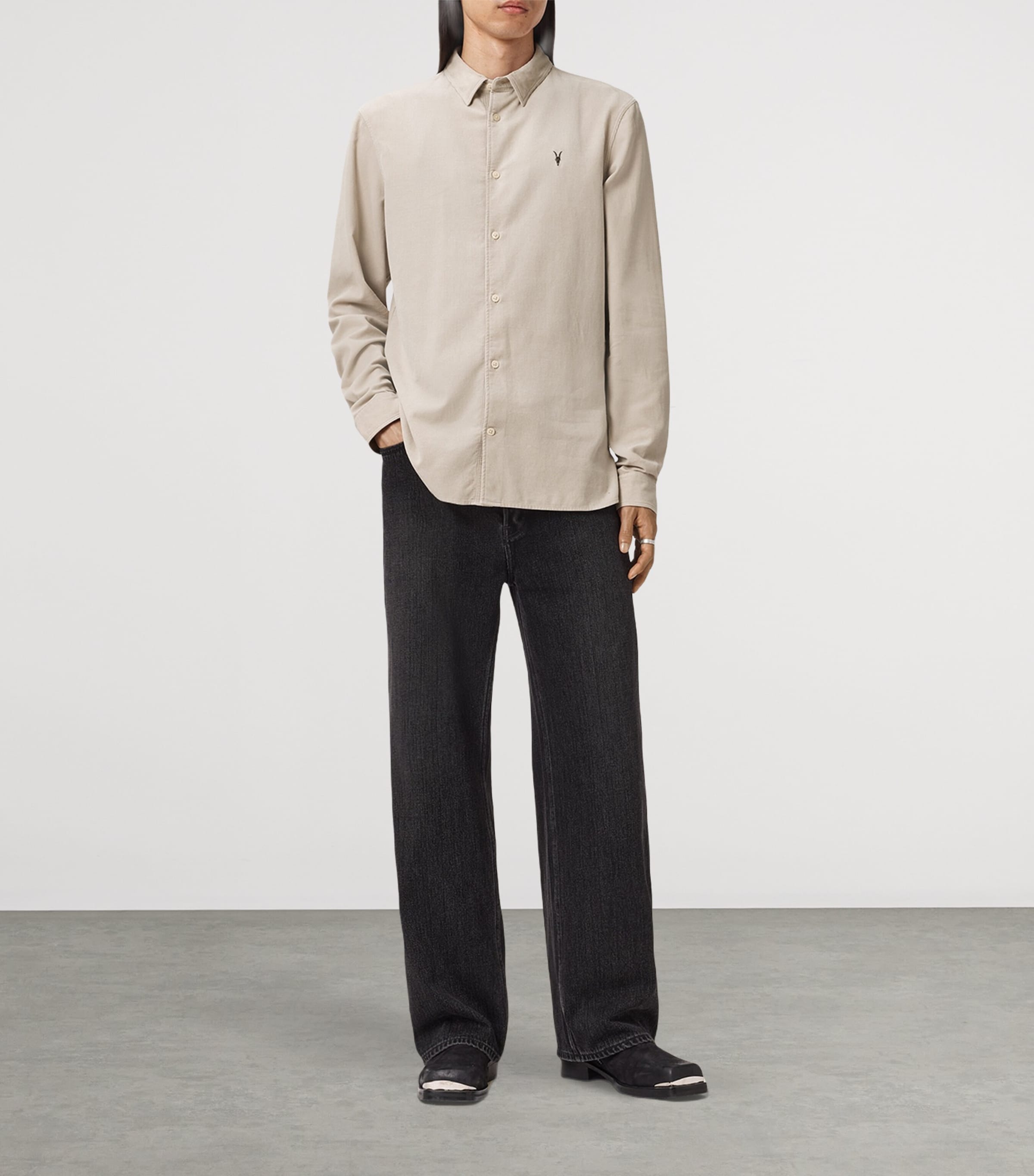 Corduroy Birchwood Shirt MOON GREY Image 2