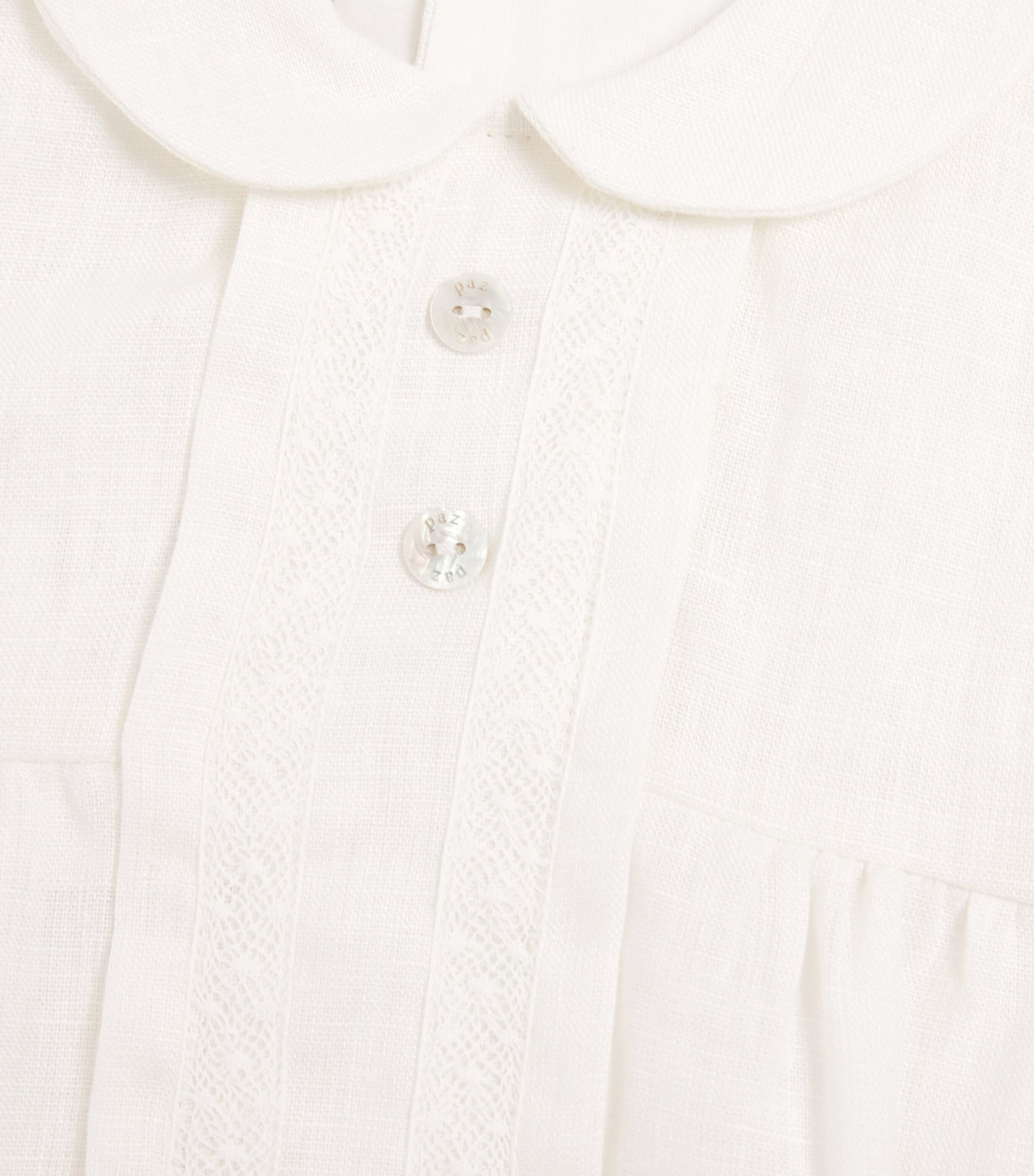 Linen Alegra Bodysuit (1-24 Months) 60 T2073 CREAM Image 3