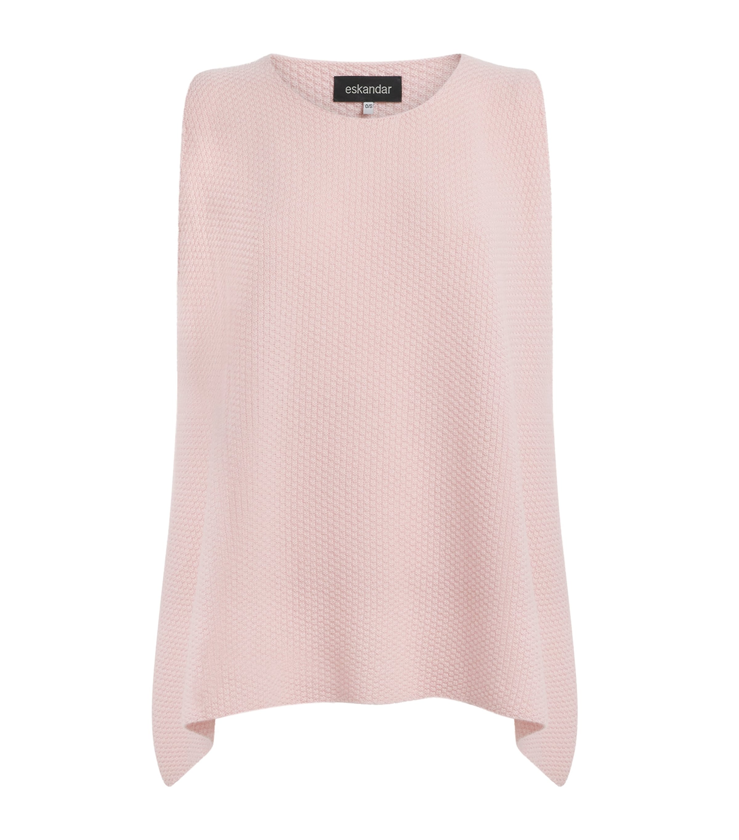 Eskandar Cashmere A-line Sweater Vest In Pink