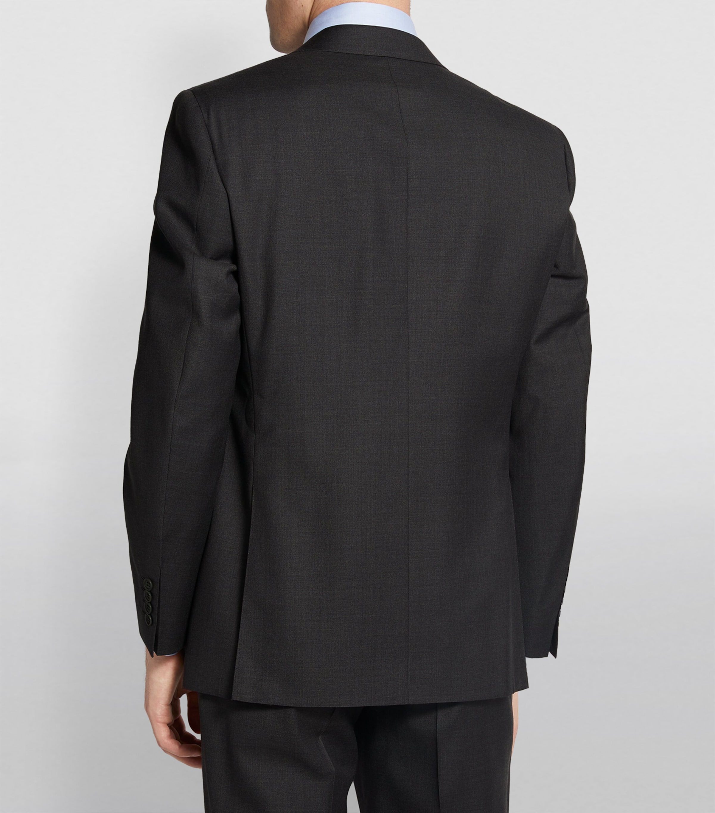 Wool 2-Piece Suit 12- DK GRY Image 8