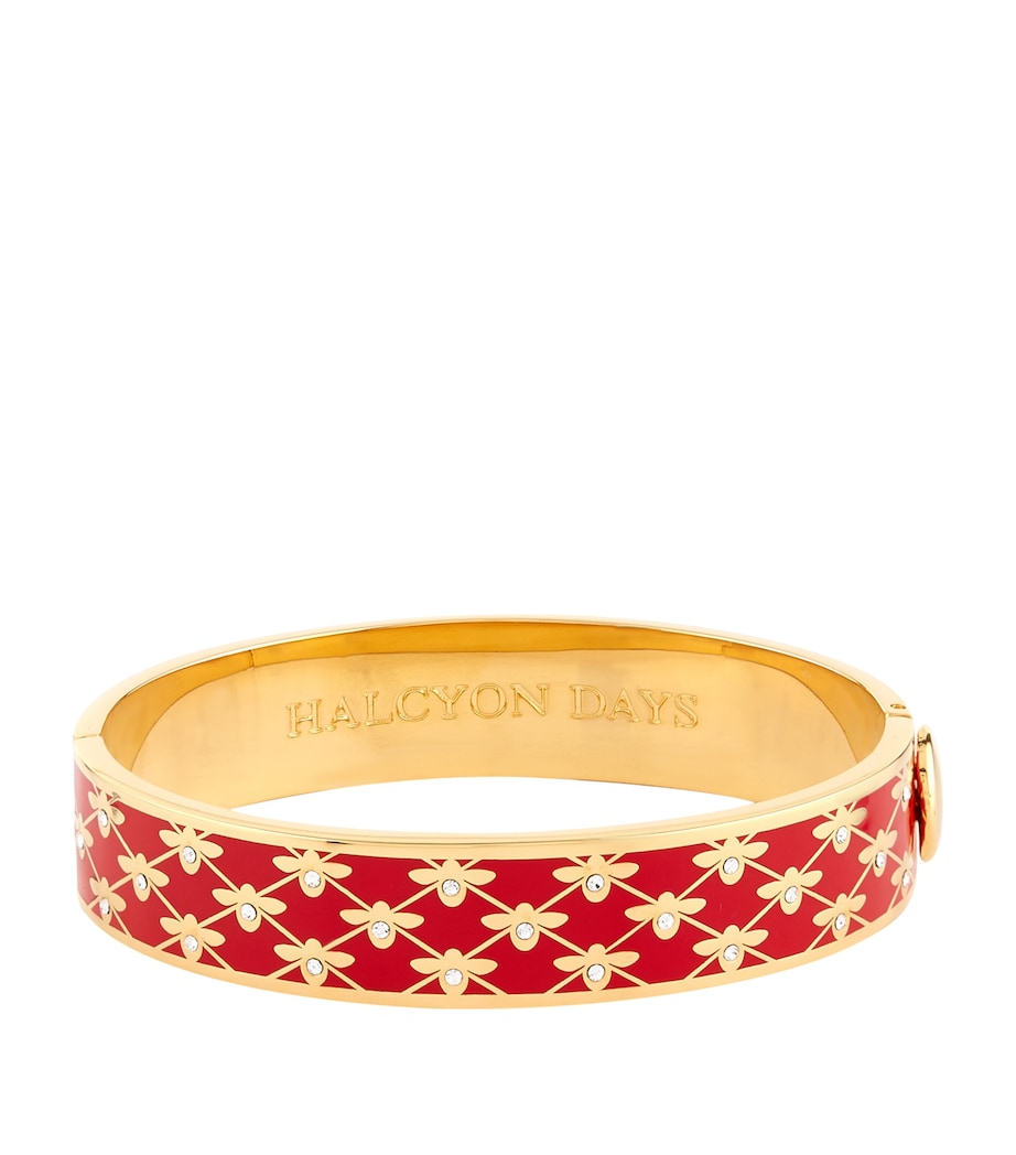 Bee Trellis Bangle RED/GOLD Image 1