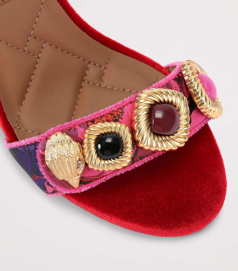 Embellished Langley Heeled Sandals PINK COMB Image 3