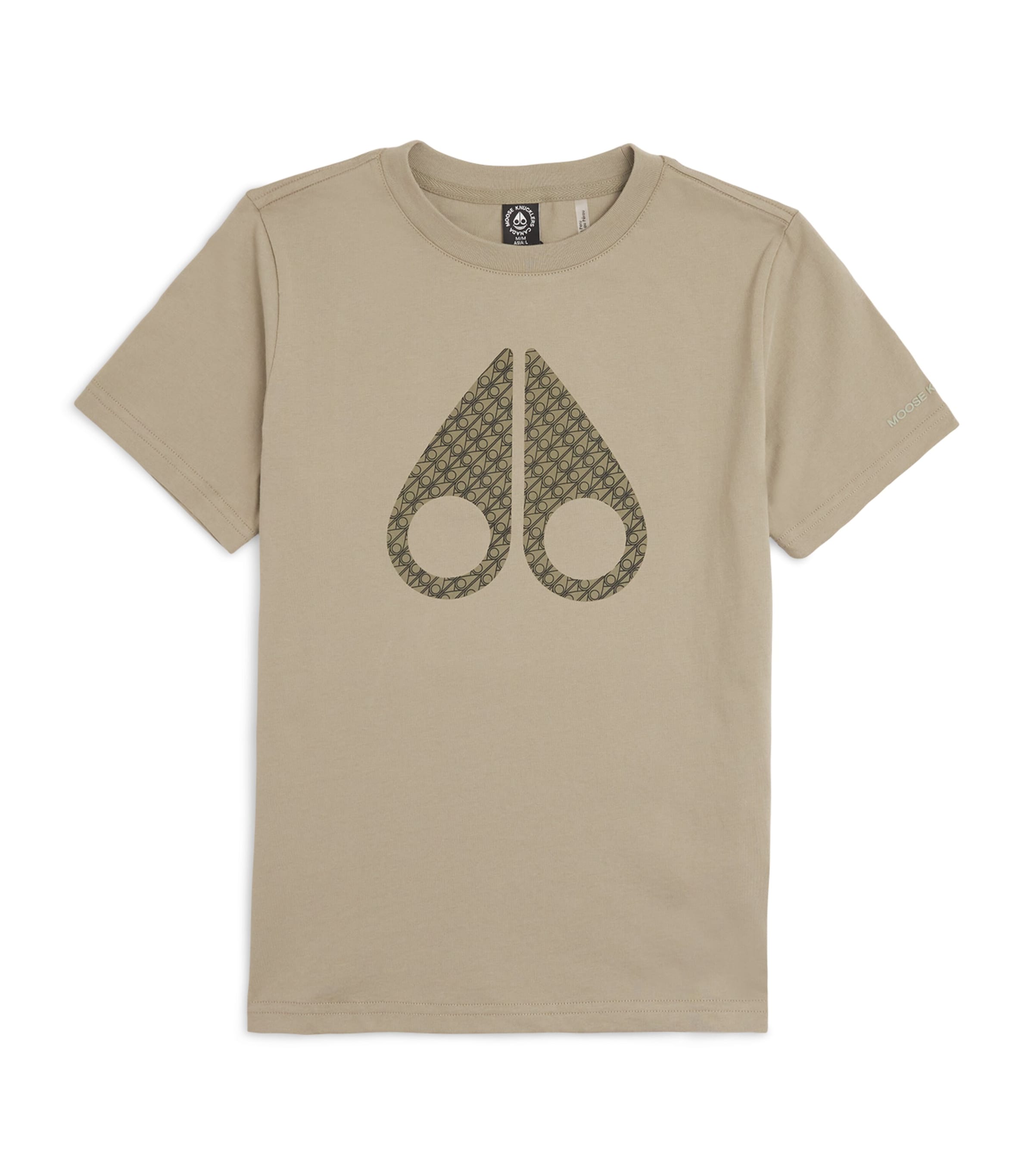 Shop Moose Knuckles Logo T-shirt In Green