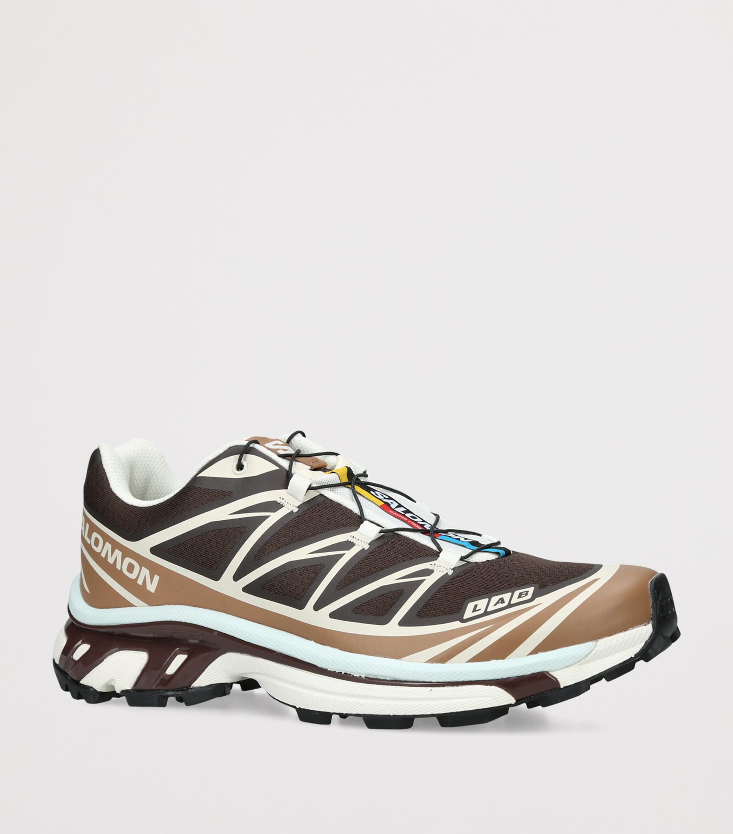Salomon Mens XT-6 Sneakers Dark Brown Image 3