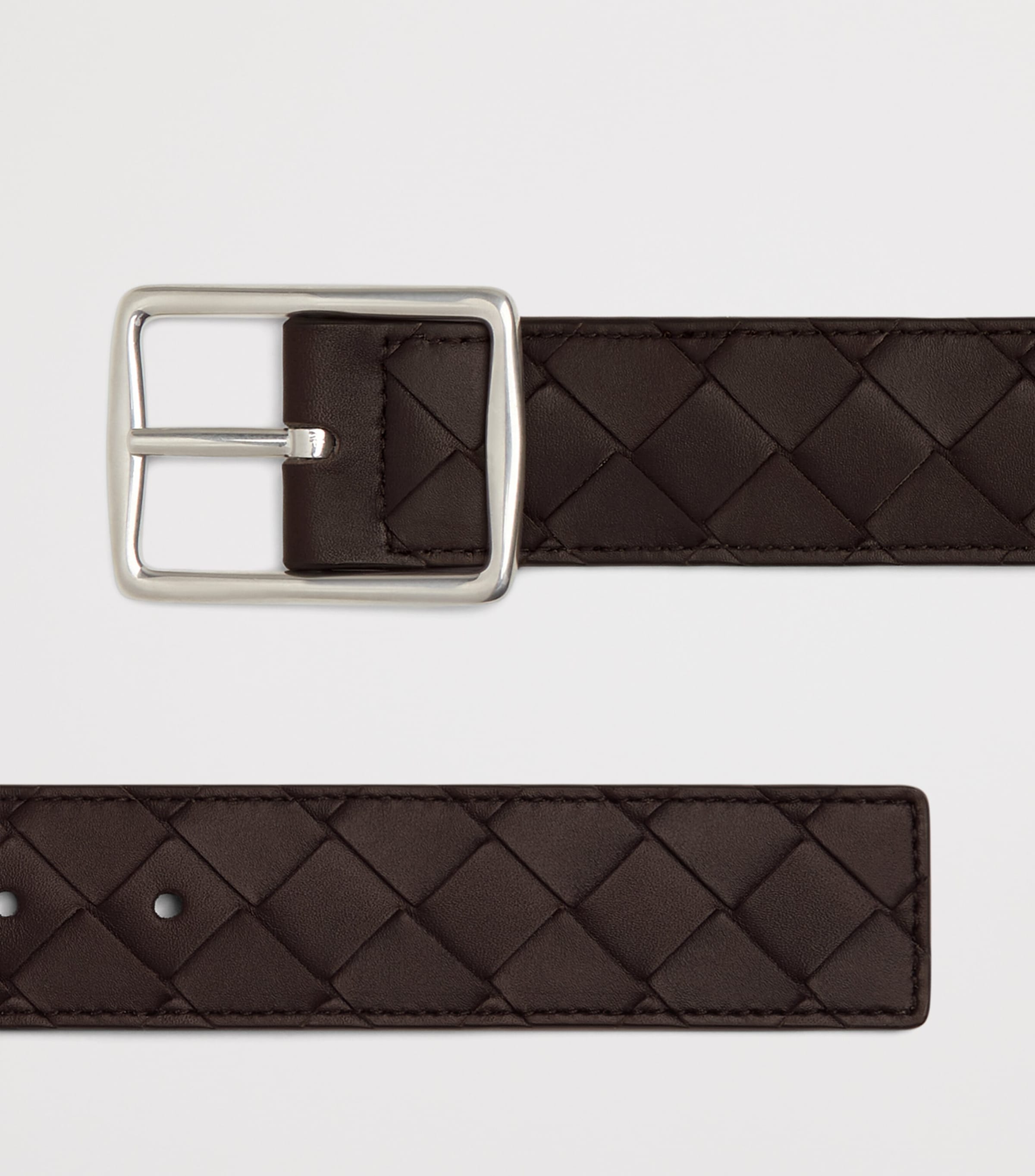 Leather Intrecciato Reversible Belt 2319 Image 3