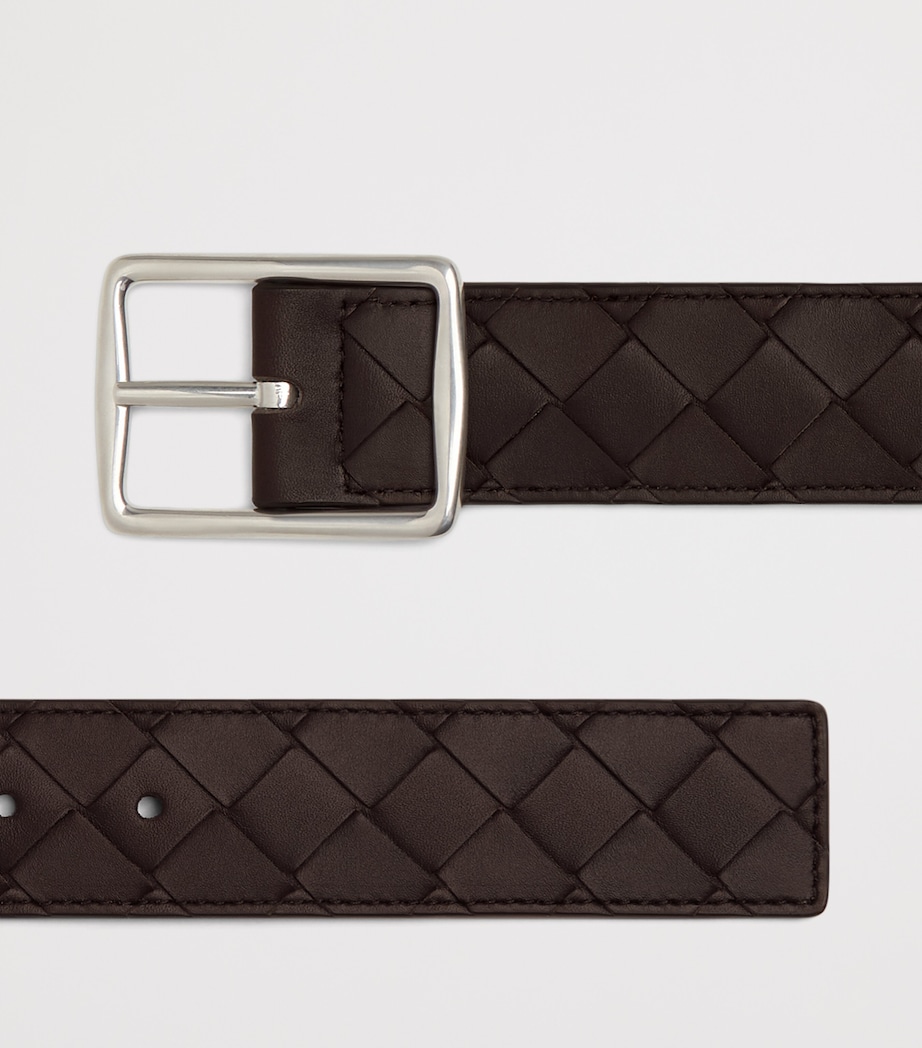 Leather Intrecciato Reversible Belt 2319 Image 3