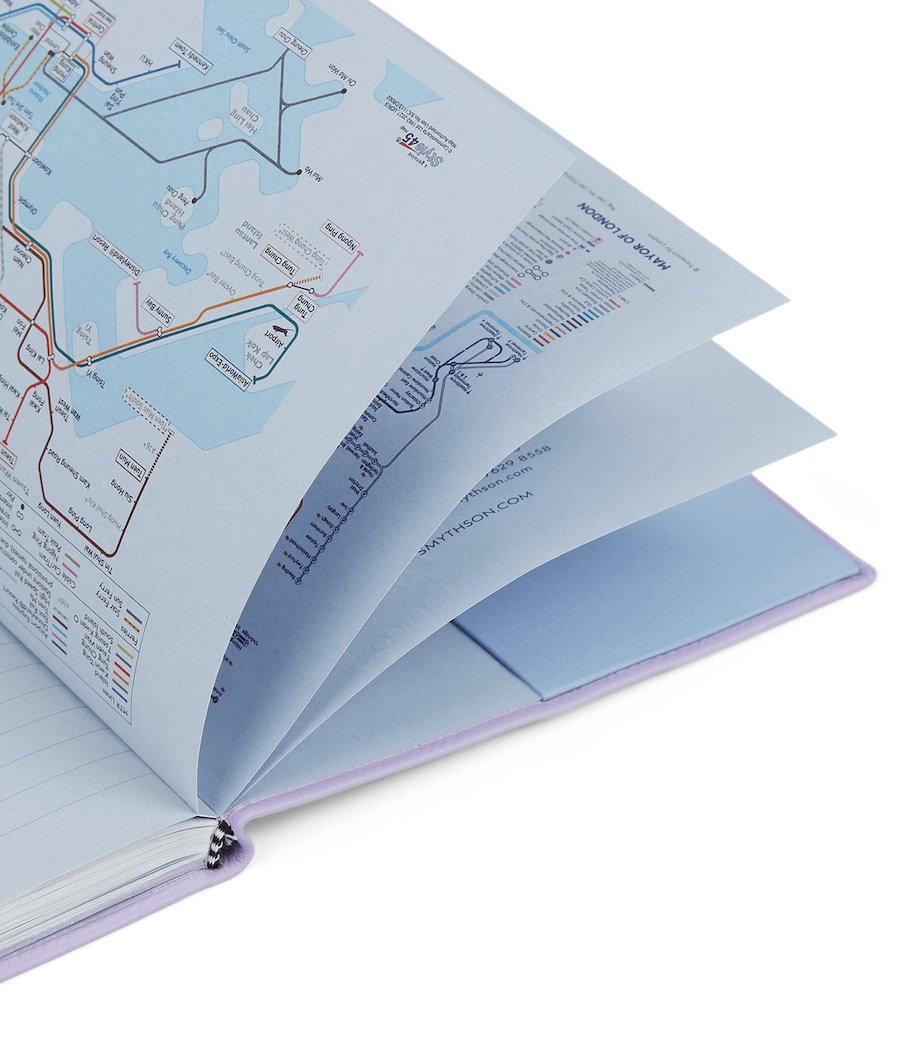 Leather Soho A5 2026 Diary LILAC Image 7