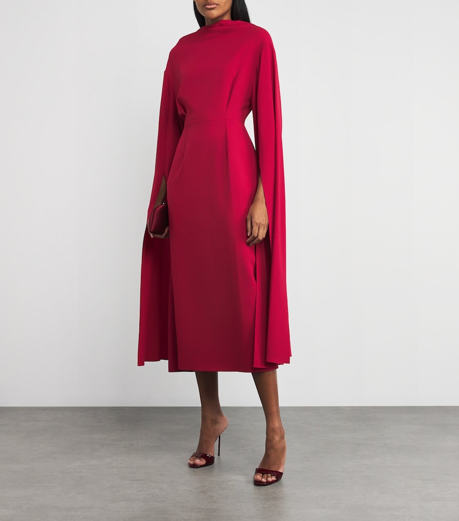 Extra Long-Sleeve Nour Midi Dress AMARANTHUS Image 2