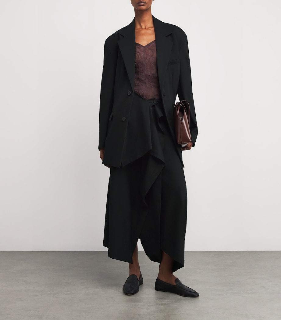 Cotton-Blend Simple Ensemble Trousers 15 Image 2